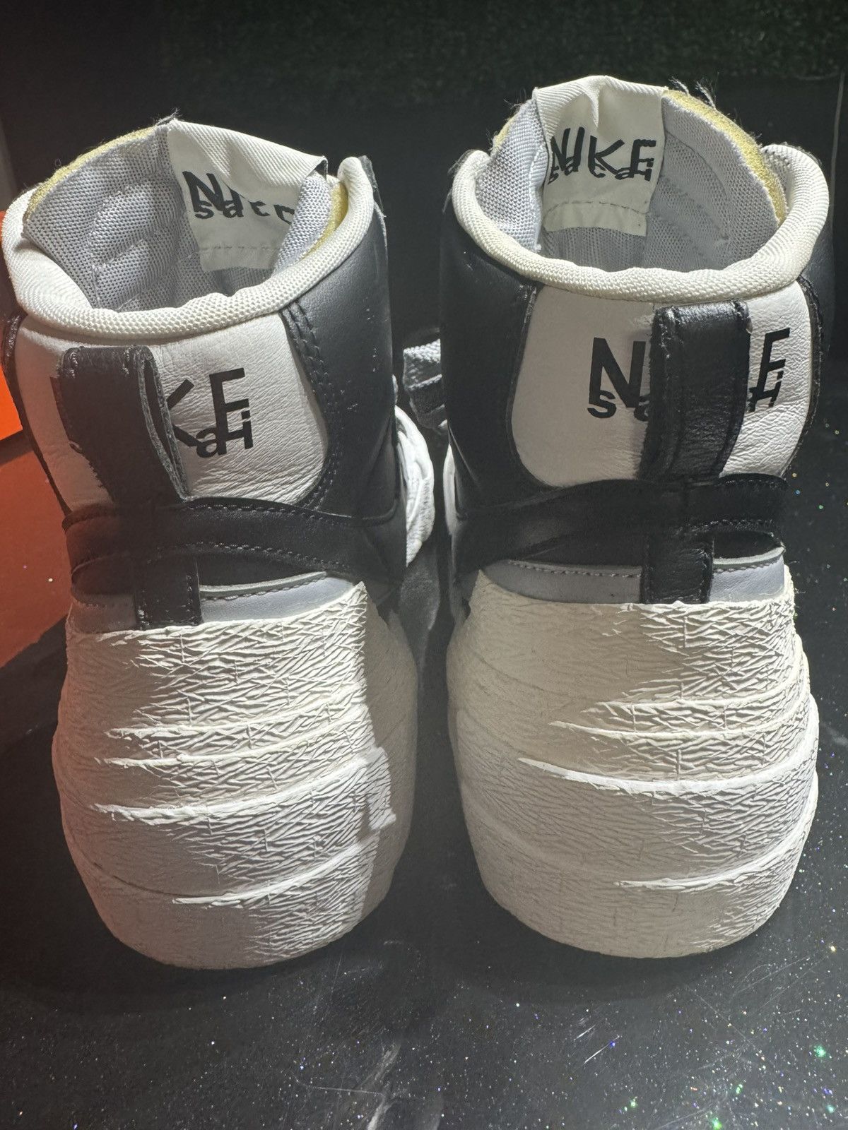 Nike × Sacai sacai x Nike Blazer Mid ‘Black Grey’ - Size 11.5 Size US 11.5 / EU 44-45 - 4 Thumbnail