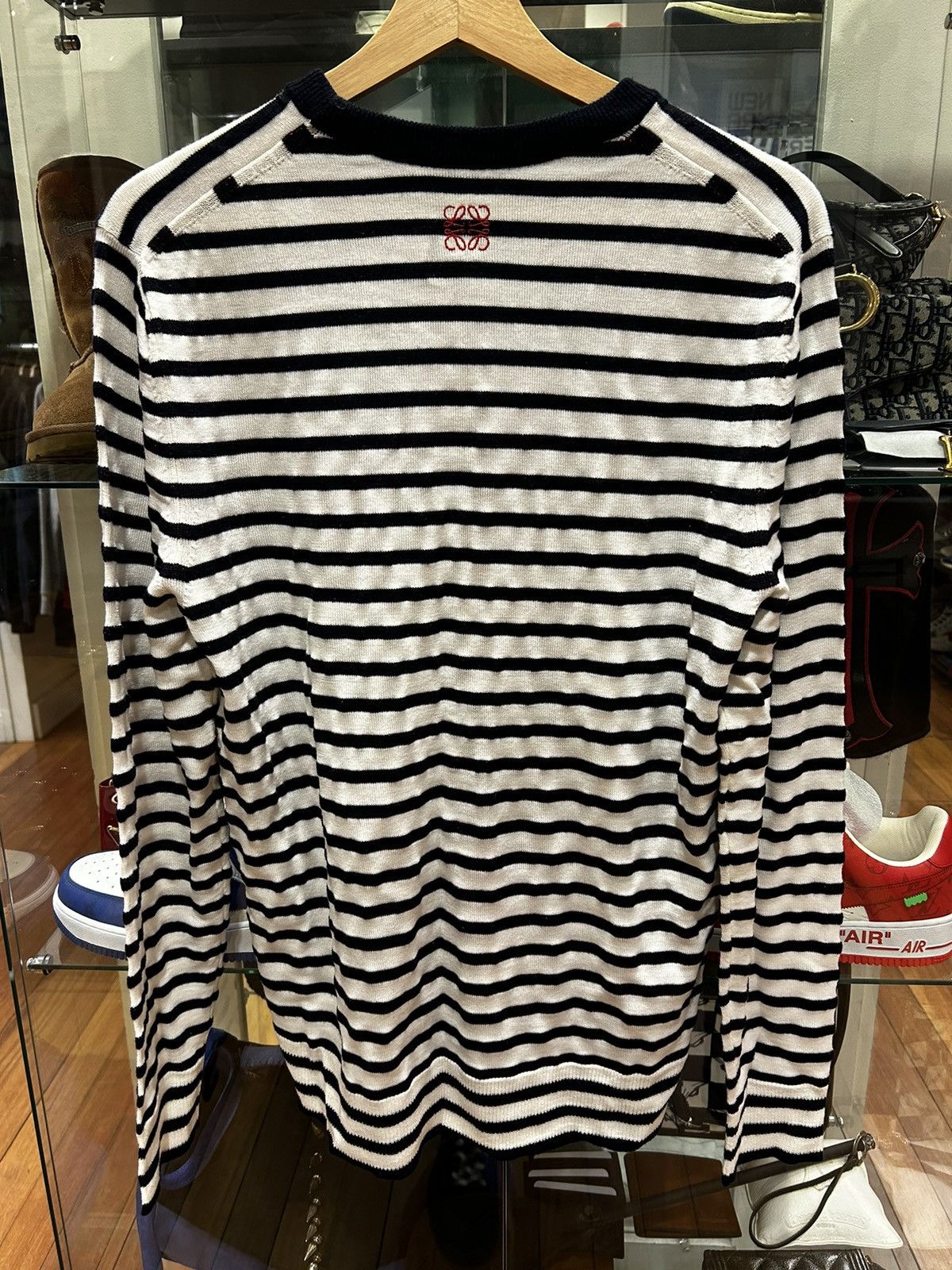 Loewe Loewe Striped Letter Sweater Size US M / EU 48-50 / 2 - 2 Thumbnail