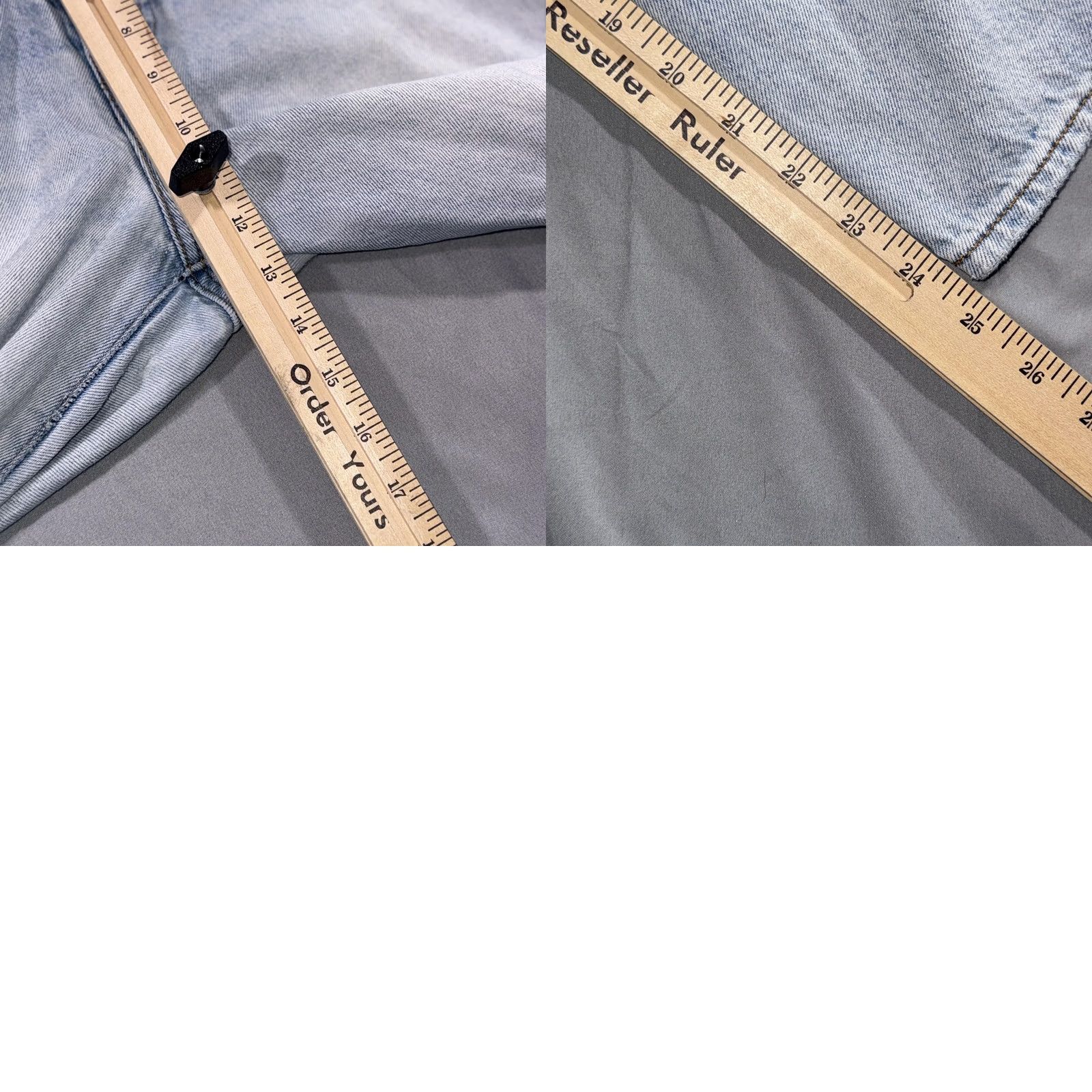 Levi's Levi's Ribcage Straight Jeans Women's 29 Light Blue High Rise Button Fly Size 29" - 9 Thumbnail
