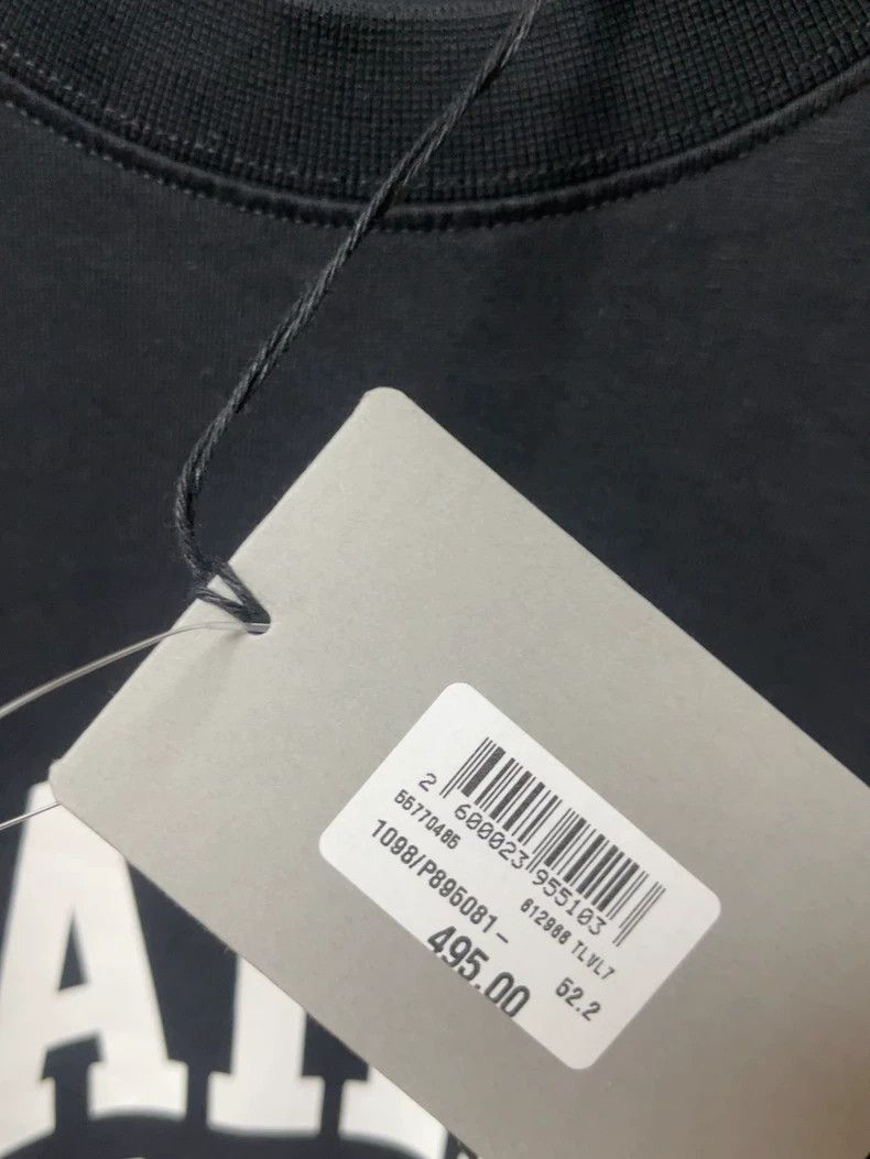 Balenciaga Balenciaga Black Paris slogan logo short sleeve Size US M / EU 48-50 / 2 - 6 Thumbnail