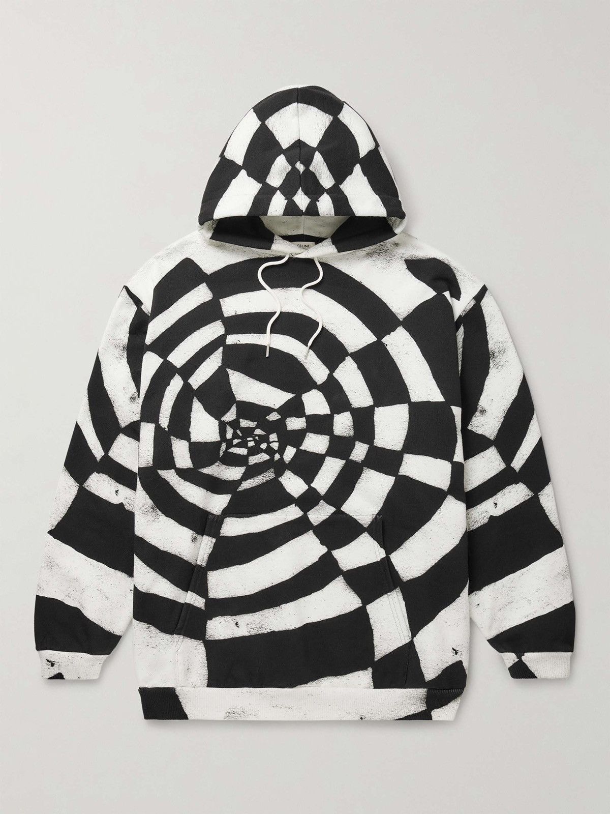 Celine Spider Hoodie in Black & White Size US S / EU 44-46 / 1 - 1 Thumbnail