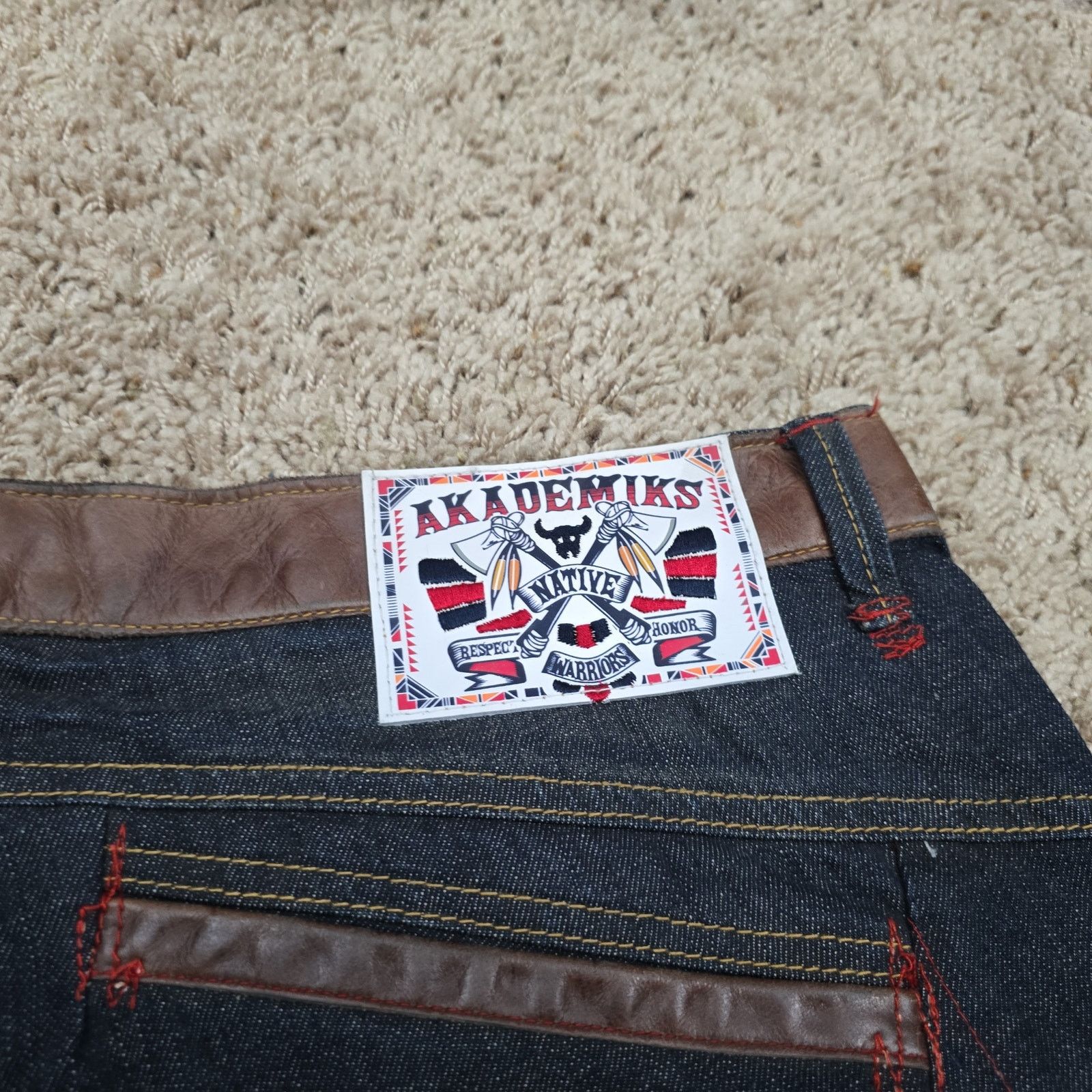Akademiks Vintage Akademiks Baggy Wide Leg Pinkman Jeans 42x34 NWT Size US 42 / EU 58 - 4 Thumbnail