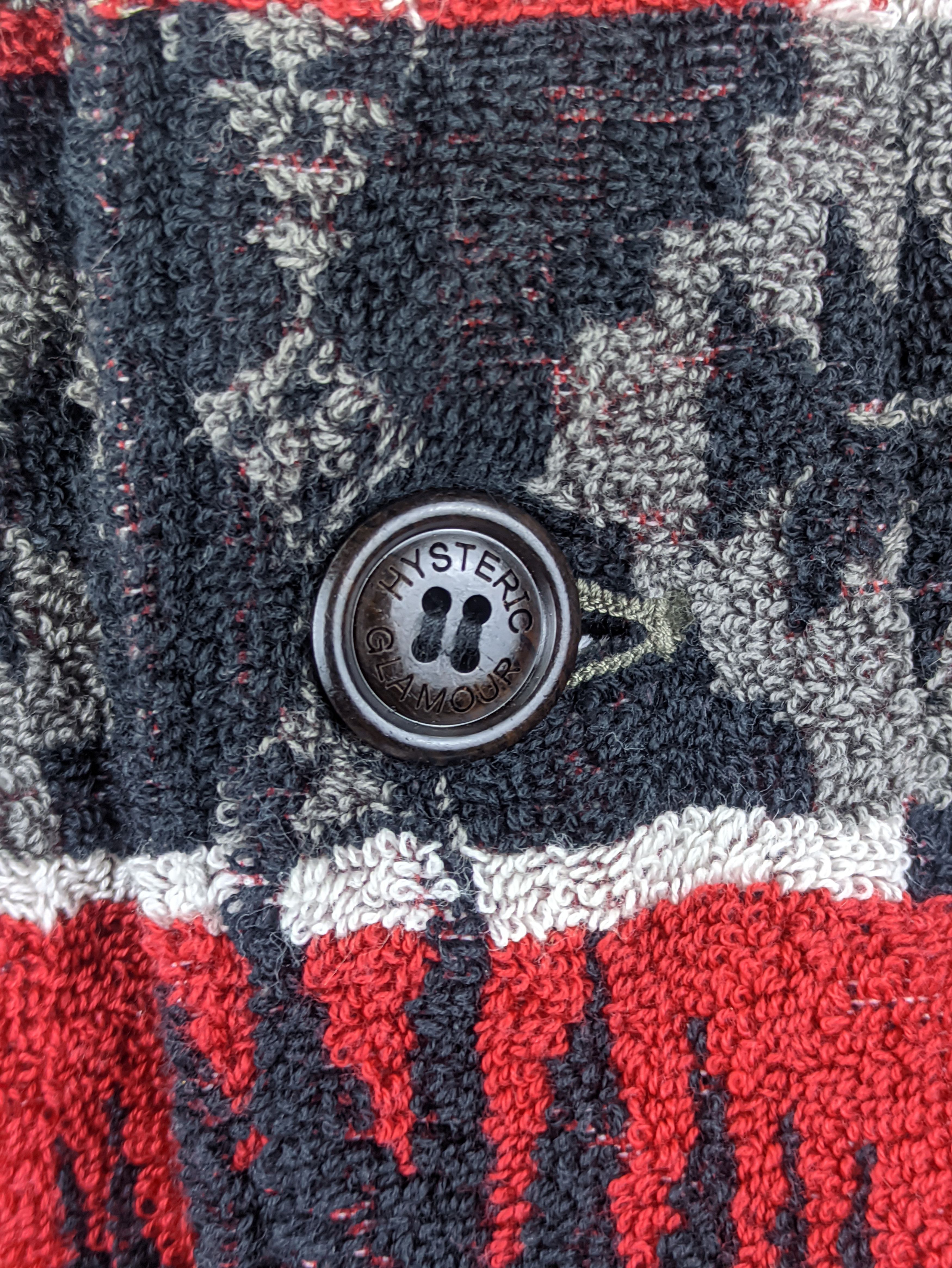 Hysteric Glamour Steals🔥Hysteric Glamour Fleece Cardigan Jacket Size S / US 4 / IT 40 - 6 Thumbnail