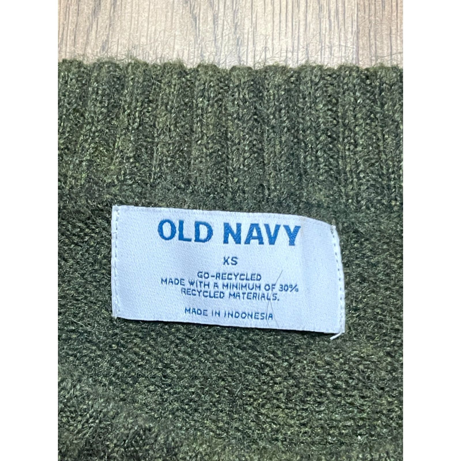 Old Navy Old Navy Sweater, Women's XS Green Crew Neck Long Sleeve Pullover Shirt Size XS / US 0-2 / IT 36-38 - 7 Thumbnail