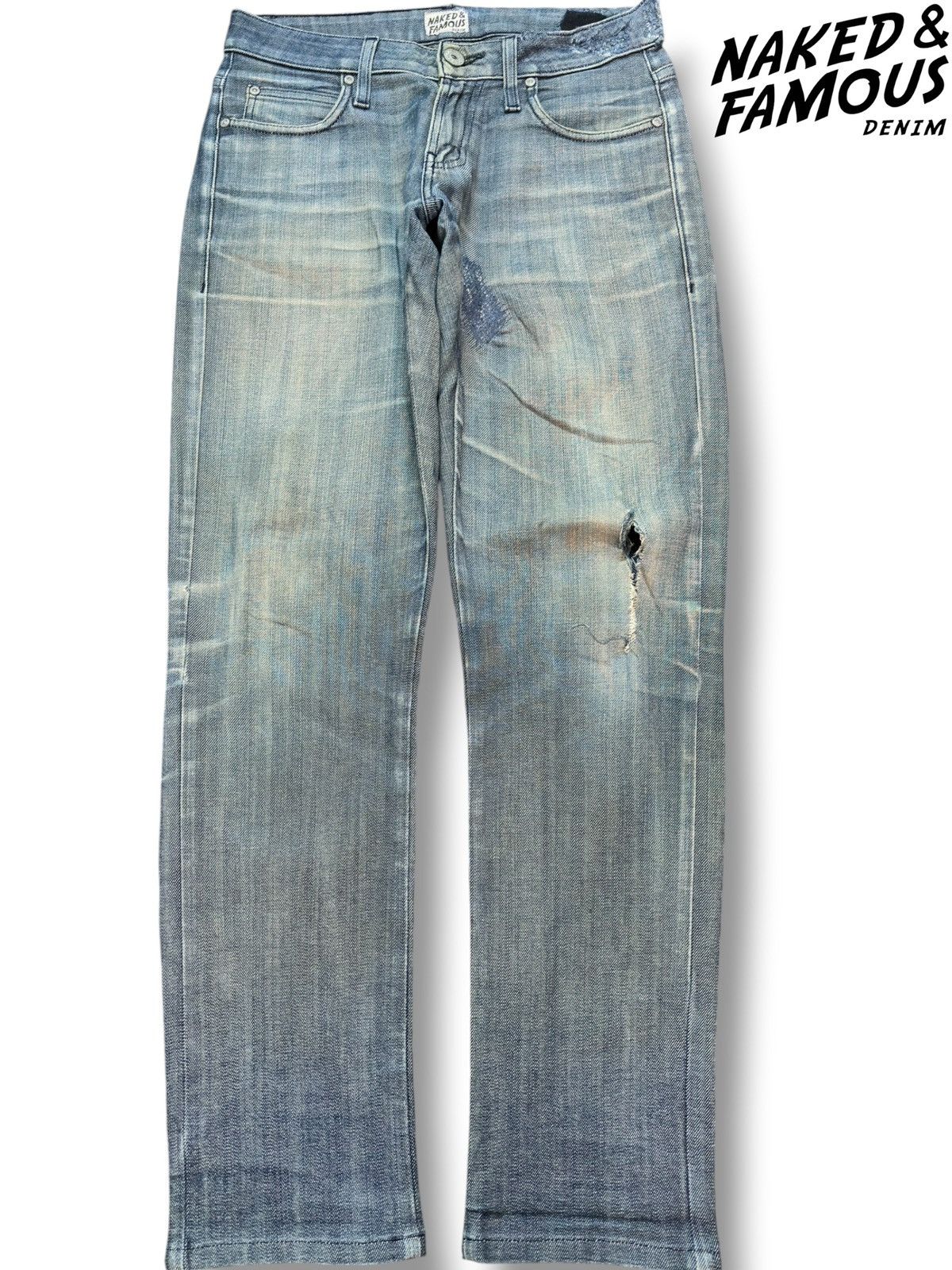 Naked & Famous Vintage Naked&Famous Mudwash Grunge Denim Size US 30 / EU 46 - 1 Thumbnail