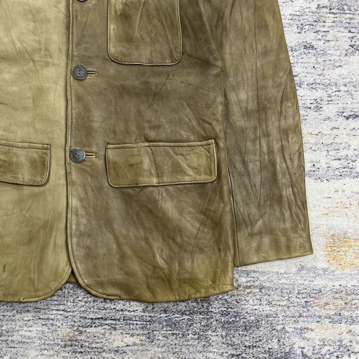 Isamu Katayama Backlash Isamu Katayama Backlash blazer bleach color leather jacket Size US M / EU 48-50 / 2 - 5 Thumbnail