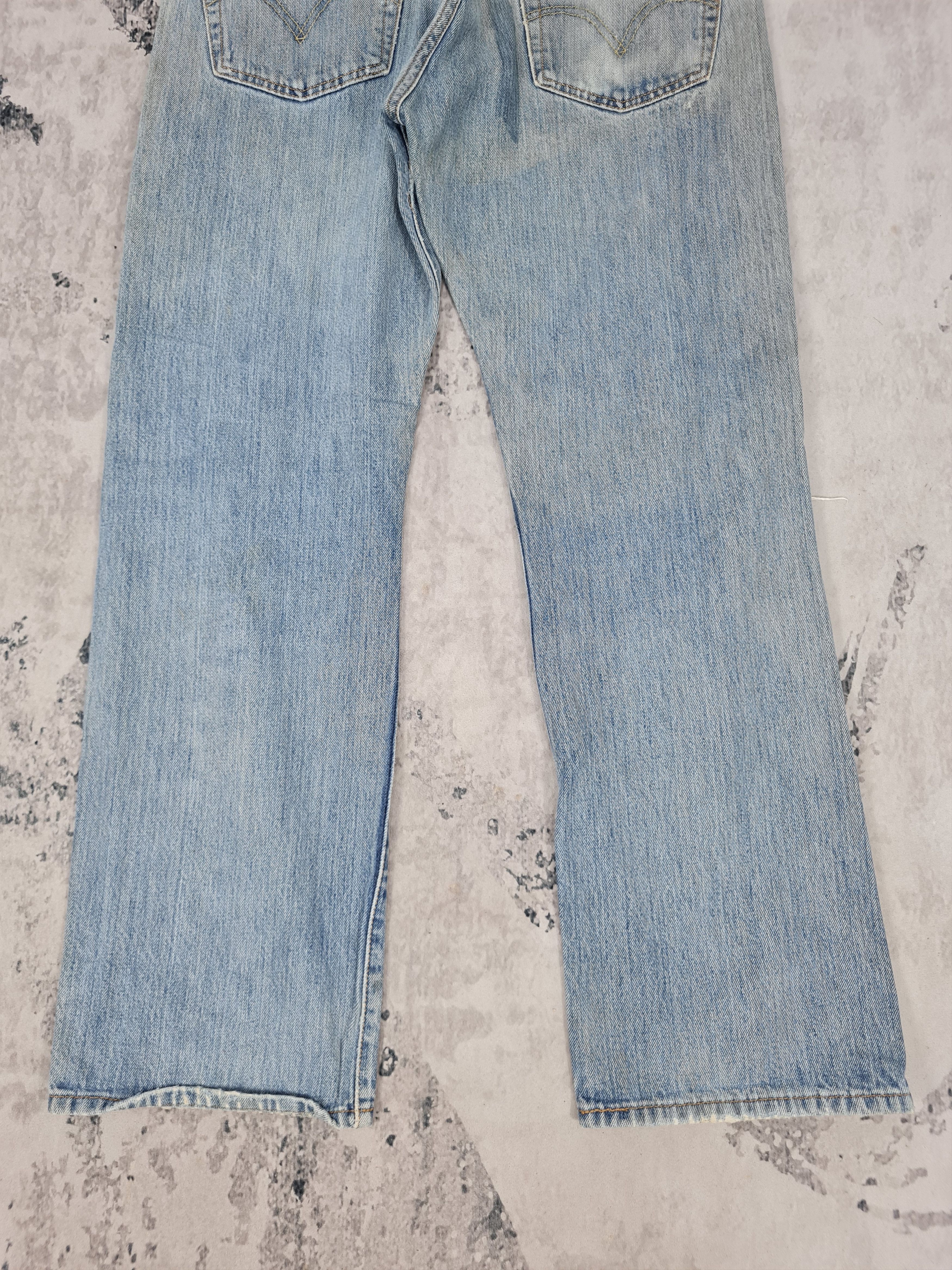 Levi's Vtg LEVIS 501 Distressed Faded Ripped Jeans L0385 Size 34X29 Size US 34 / EU 50 - 7 Thumbnail