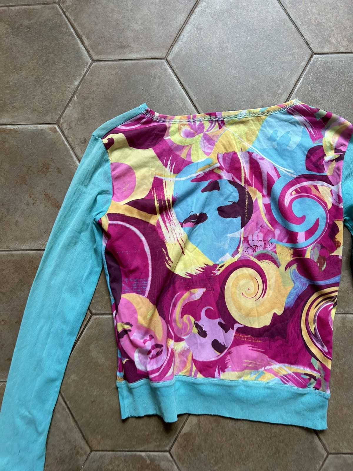 Other Abstract Jean Paul Gaultier Style Mesh Top Long Sleeve Tee Size M / US 6-8 / IT 42-44 - 6 Thumbnail