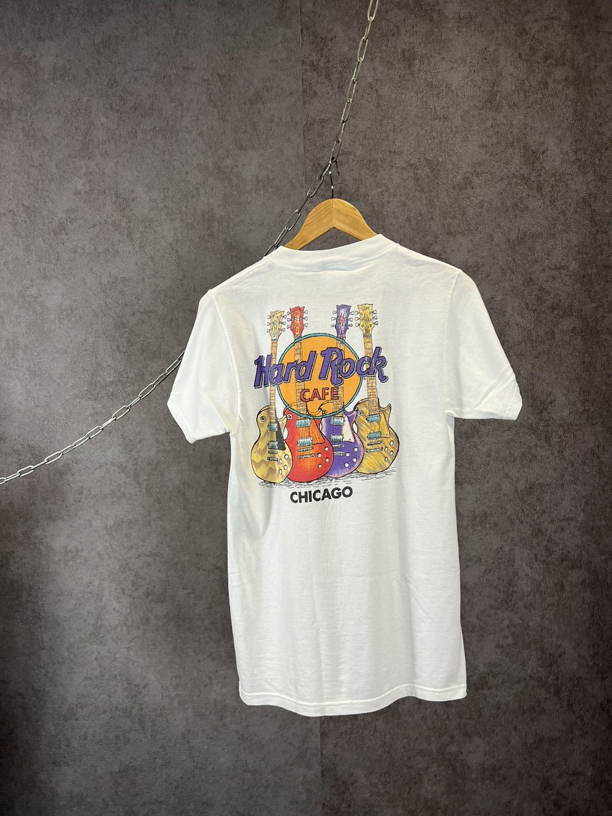 Hard Rock Cafe × Vintage Hard Rock Cafe Chicago made in USA vintage tee Size US XS / EU 42 / 0 - 5 Thumbnail