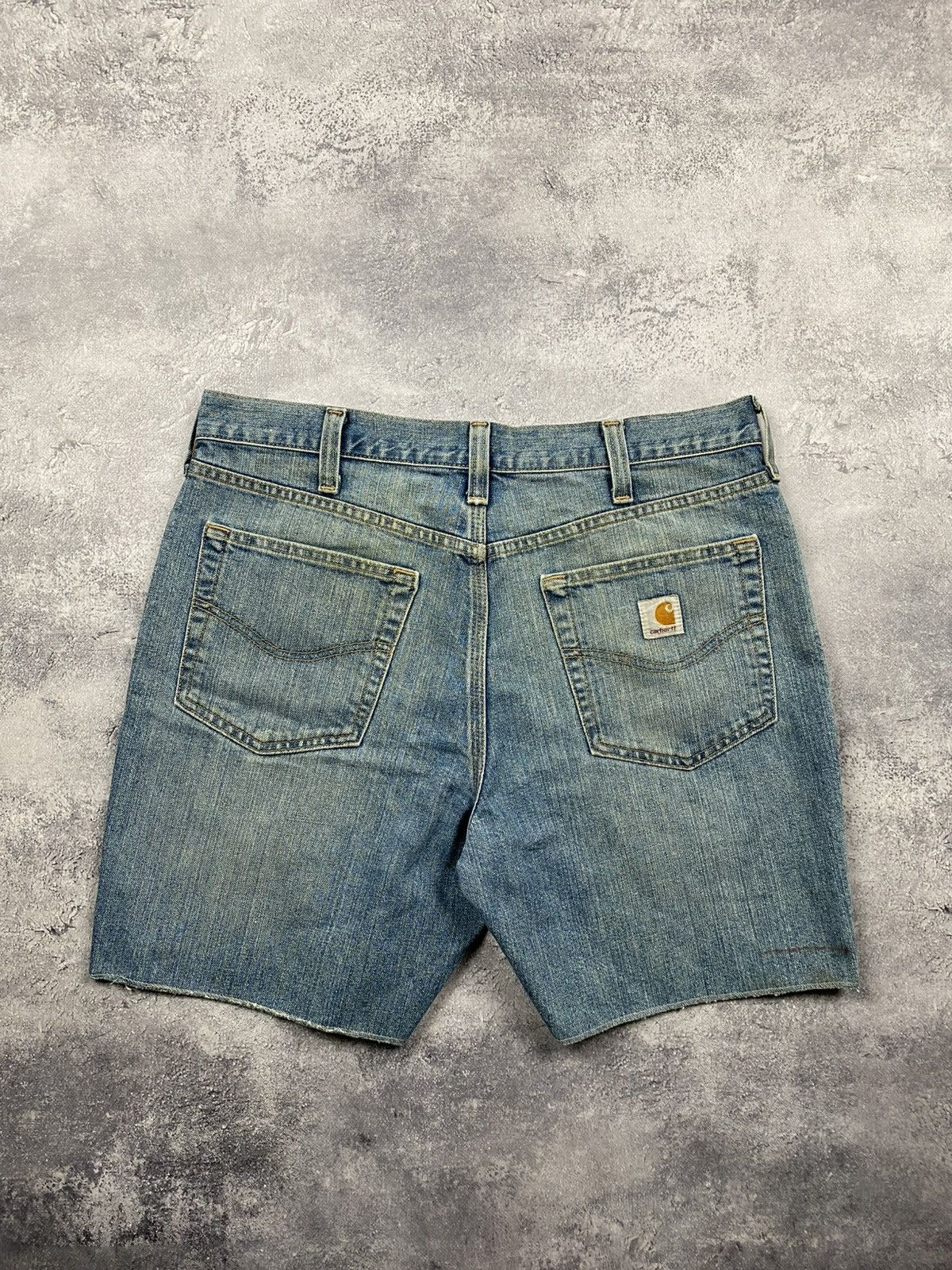 Carhartt Vintage Carhartt Denim Shorts Workwear Y2K Rare Faded 90s Size US 34 / EU 50 - 2 Thumbnail