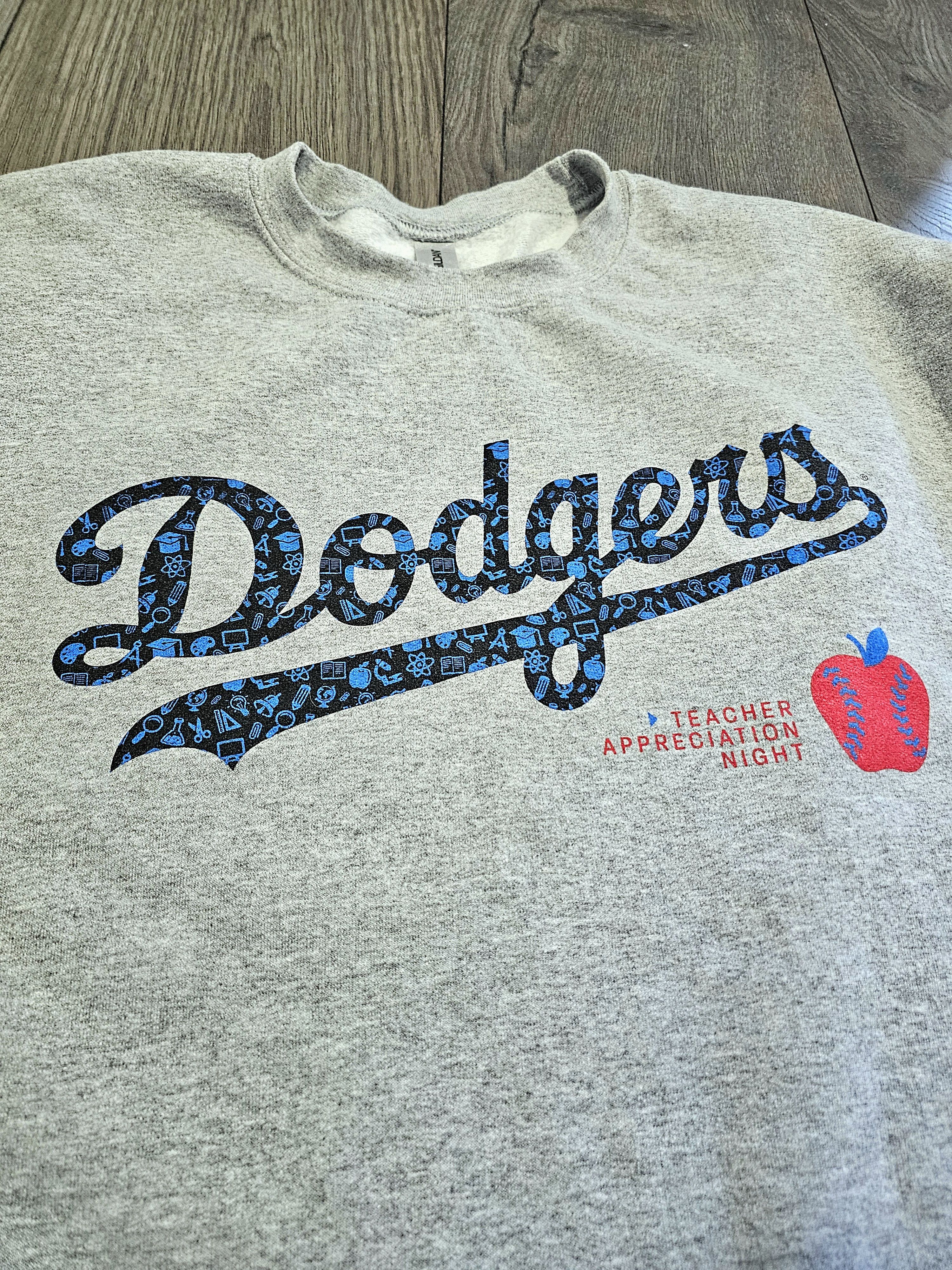 MLB Los Angeles Dodgers Teacher Appreciation Night Sweatshirt XL Size US XL / EU 56 / 4 - 1 Thumbnail
