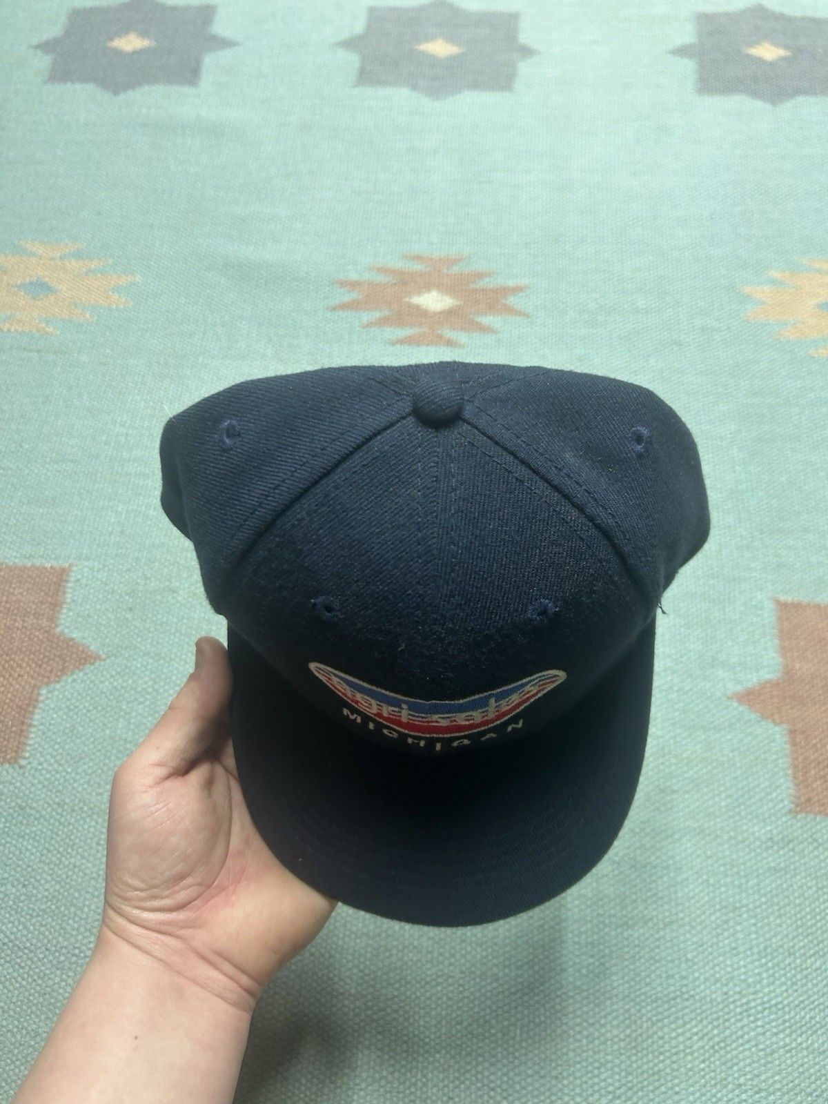 Vintage Vtg SnapBack hat Agri Sales Michigan the bean people farm Size ONE SIZE - 3 Thumbnail