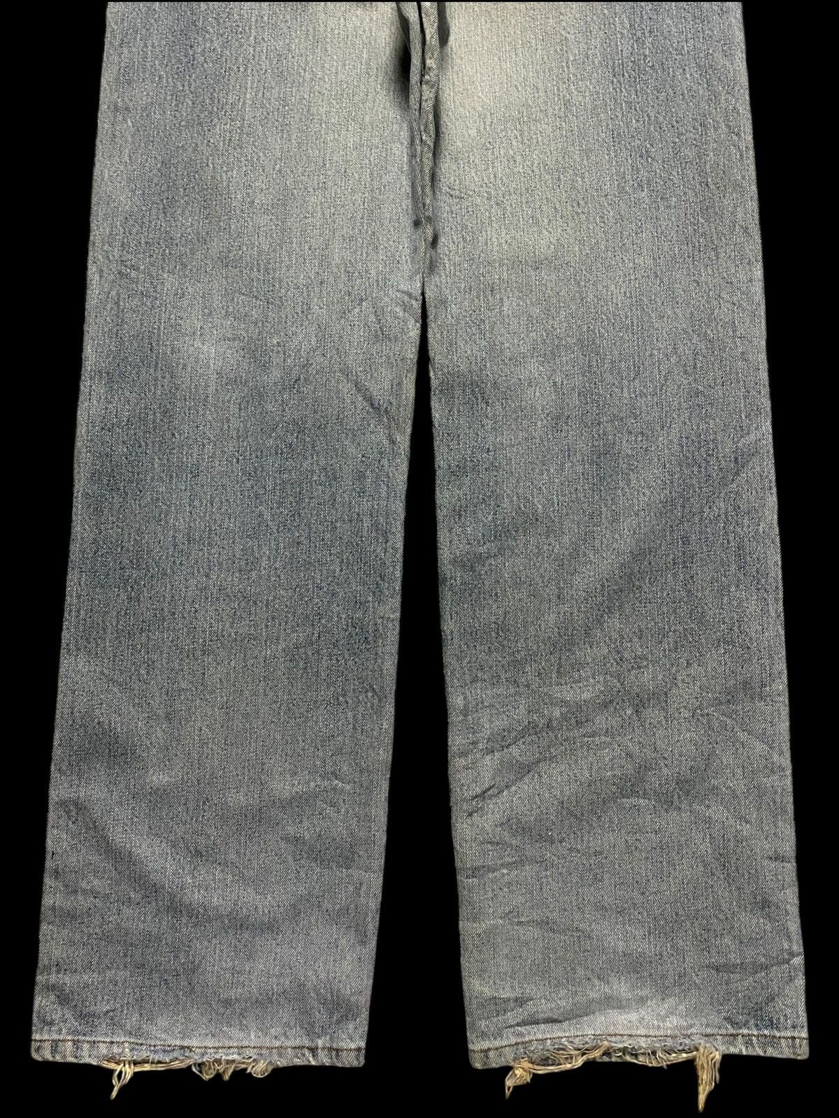 Japanese Brand Vintage Japanese Brands Grey & Blue Distressed Enough Baggy Size US 32 / EU 48 - 6 Thumbnail