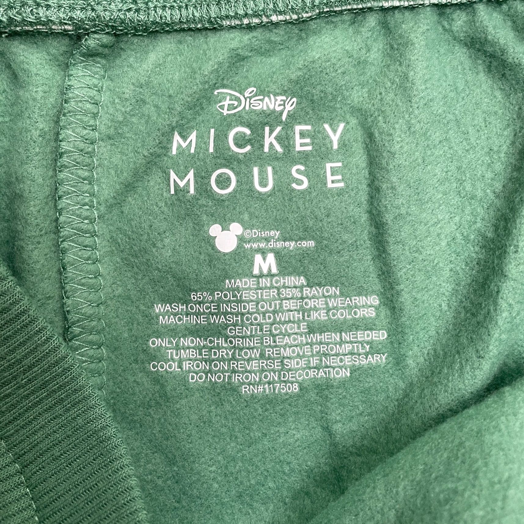 Disney Disney Sweatpants Women M Green Mickey Mouse Fleece Super Soft Pockets Elastic Waist 32 Inseam Regular Size 32" / US 10 / IT 46 - 7 Thumbnail