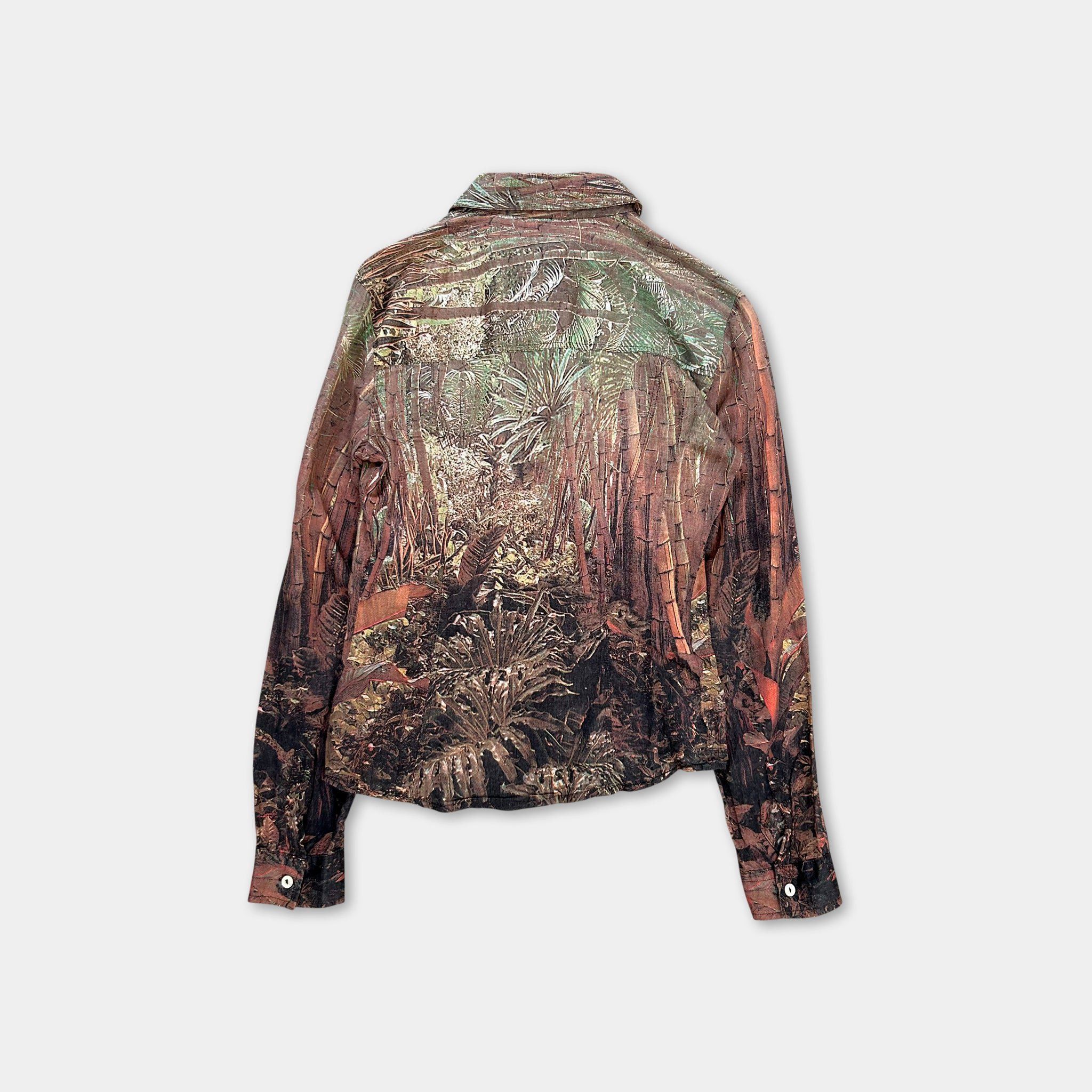 Dolce & Gabbana Dolce & Gabbana Jungle Tropical Shirt Size US S / EU 44-46 / 1 - 6 Thumbnail