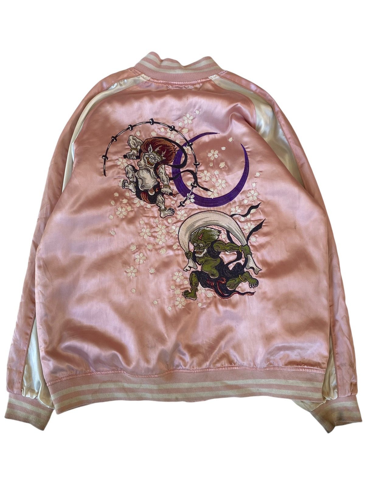 Japanese Brand Vtg Sukajan Japan Embroided Jacket Size US L / EU 52-54 / 3 - 1 Thumbnail