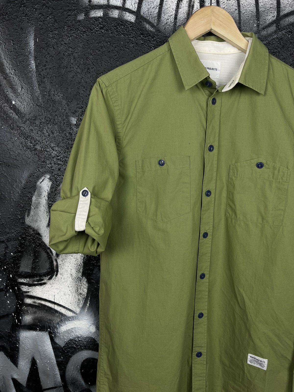 Norse Projects Norse Project Green Safari Shirt Men’s Size S Size US S / EU 44-46 / 1 - 1 Thumbnail