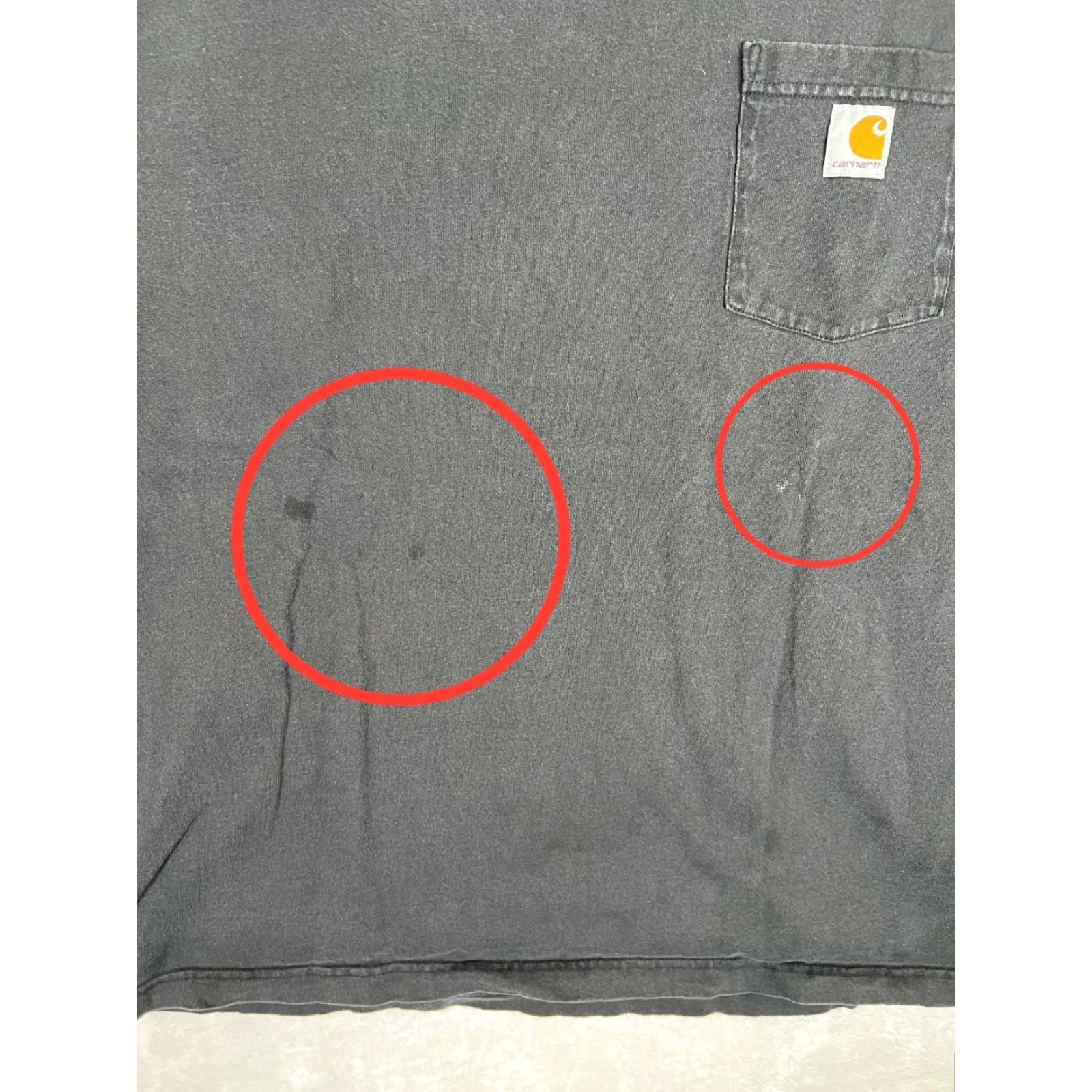 Carhartt VINTAGE Carhartt Black Pocket Tee T-Shirt Size XL Loose Fit Grunge Faded 90s Classic Features Pockets Men K87 Short Sleeve Crew Neck Cotton T-Shirt Size US L / EU 52-54 / 3 - 3 Thumbnail
