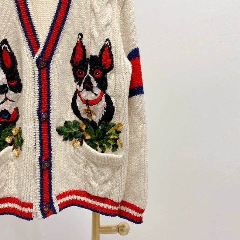 Gucci Gucci Puppy knitted coat Size S / US 4 / IT 40 - 4 Thumbnail
