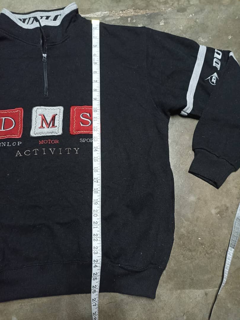 Dunlop × Japanese Brand DUNLOP Motor Sport Sweatshirt half zipper Size US L / EU 52-54 / 3 - 11 Thumbnail