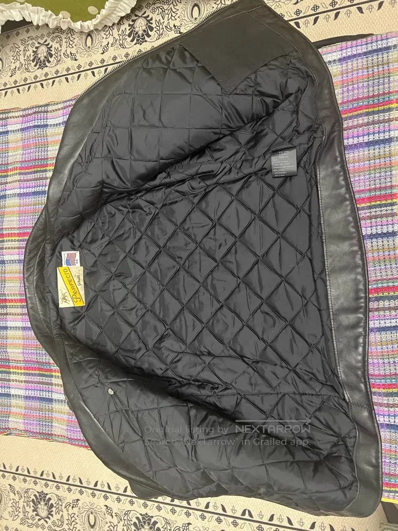 Schott Schott Classic diagonal zipper coffee rider motorcycle jac Size US XXL / EU 58 / 5 - 8 Thumbnail