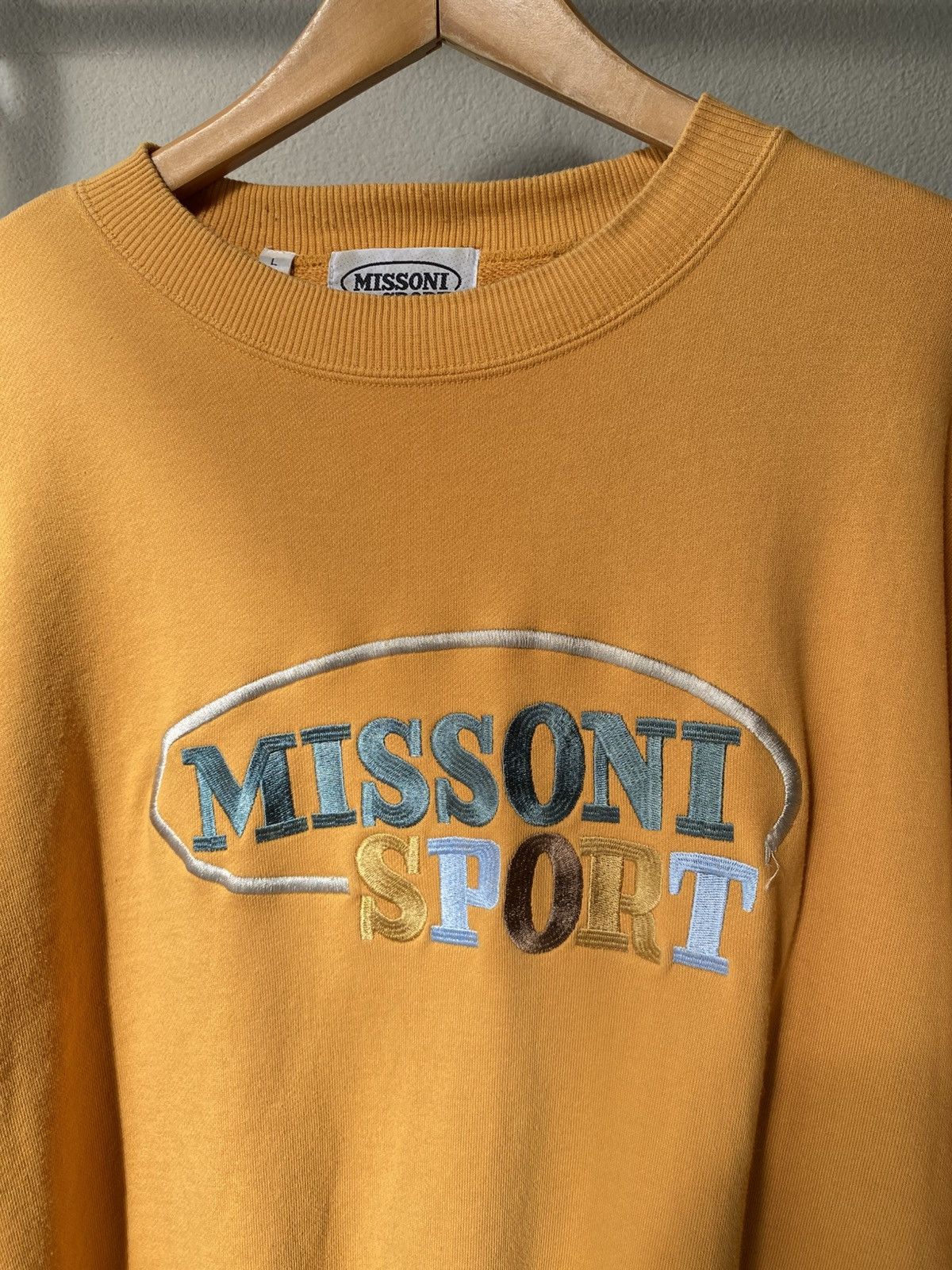 Missoni MISSONI SPORT Yellow Sweatshirt Size US L / EU 52-54 / 3 - 8 Thumbnail