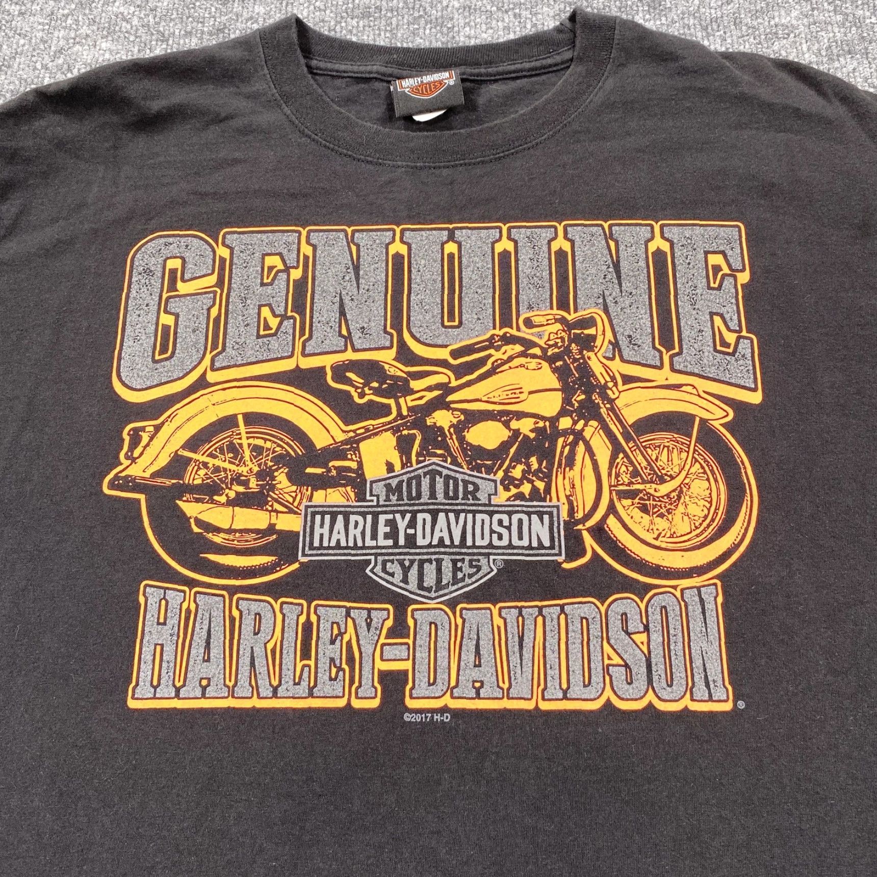 Harley Davidson Harley-Davidson Shirt Mens Large Black Graphic Dealer Chillicothe Ohio Hull Size US L / EU 52-54 / 3 - 4 Thumbnail