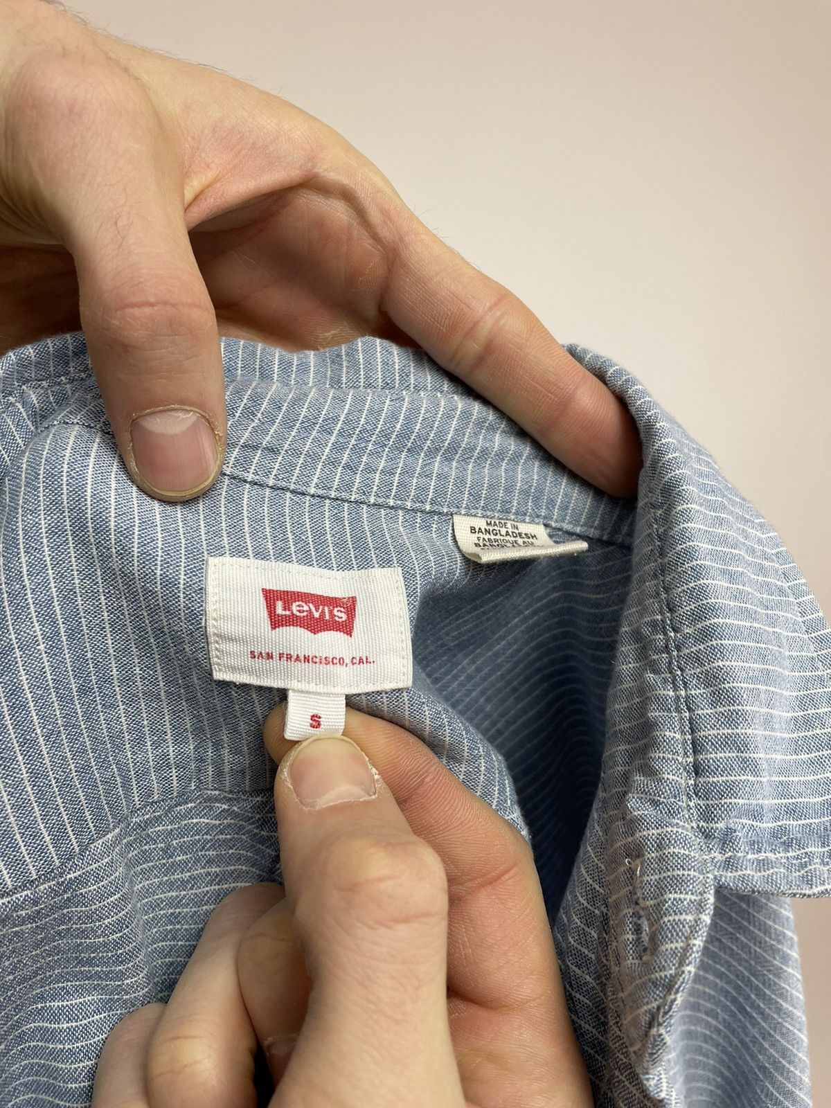 Levi's Levis Striped Shirt long sleeve Mens size S Size US S / EU 44-46 / 1 - 7 Thumbnail
