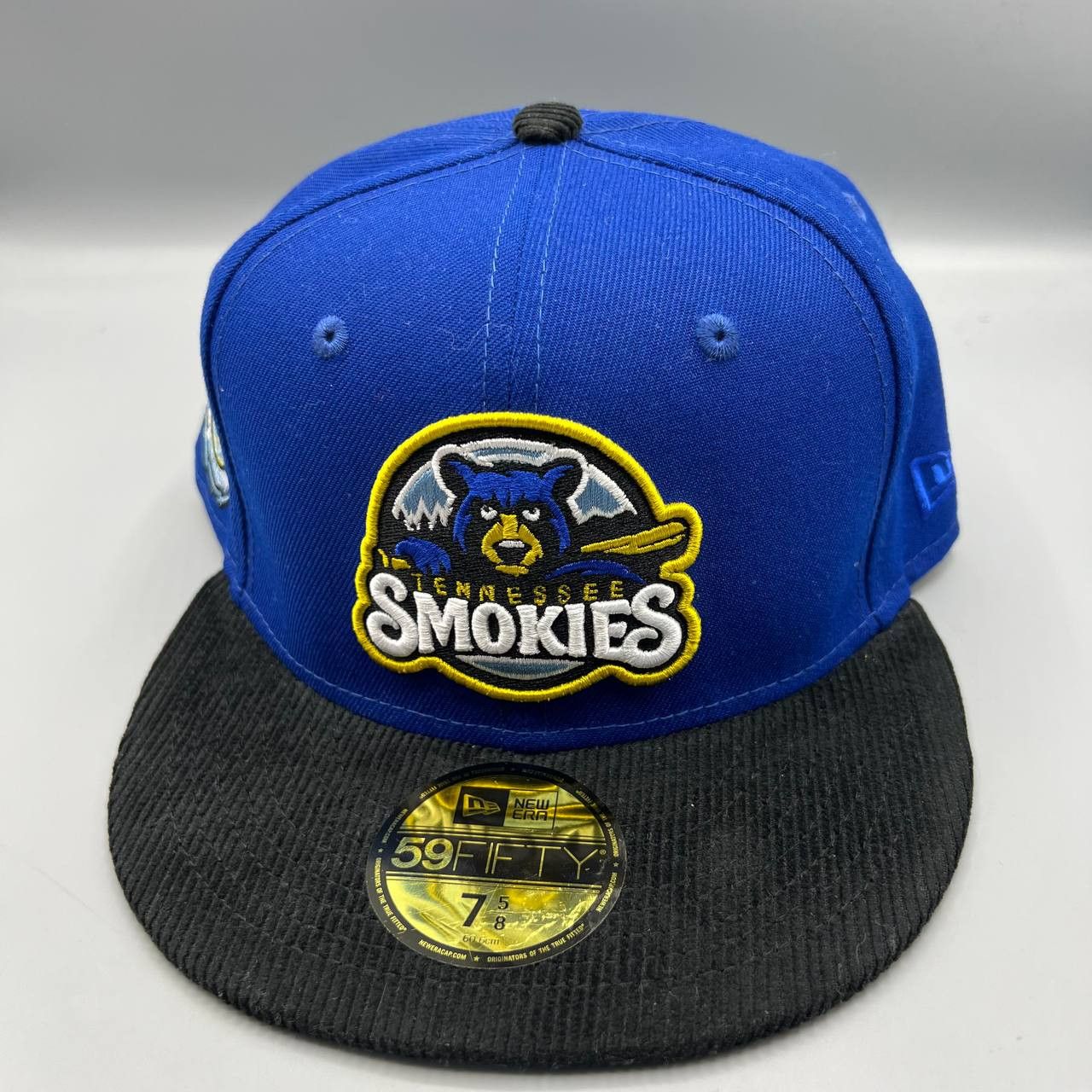 New Era Tennessee Smokies Hat Men 7 5/8 Corduroy MiLB Fitted Cap Size ONE SIZE - 4 Thumbnail