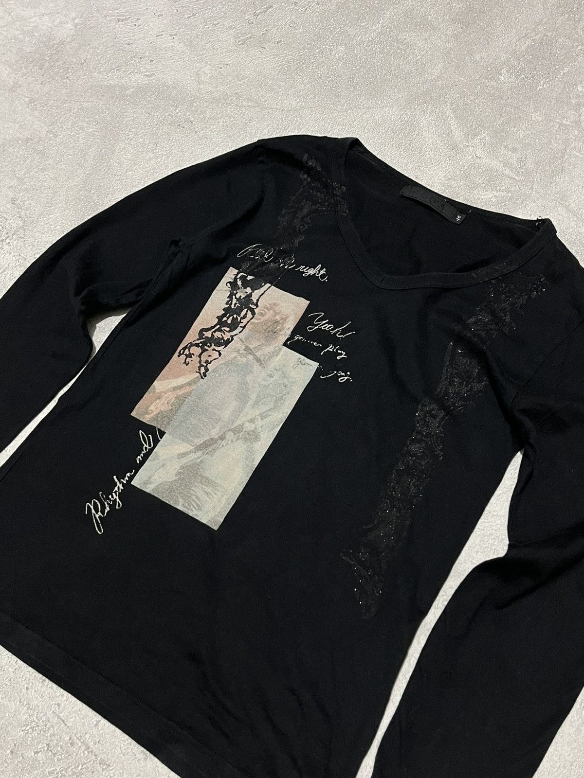 GOSTAR DE FUGA 2000s FUGA Guitarist Blink Longsleeve Size US S / EU 44-46 / 1 - 1 Thumbnail