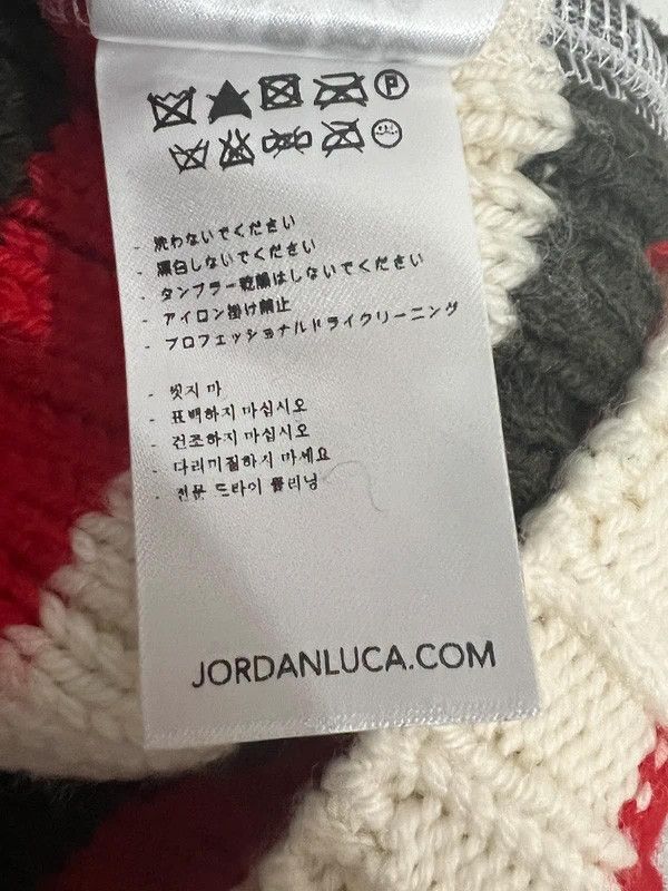 JordanLuca Oversize Striped Ladder-Stitch Turtleneck Sweater Size US S / EU 44-46 / 1 - 4 Thumbnail