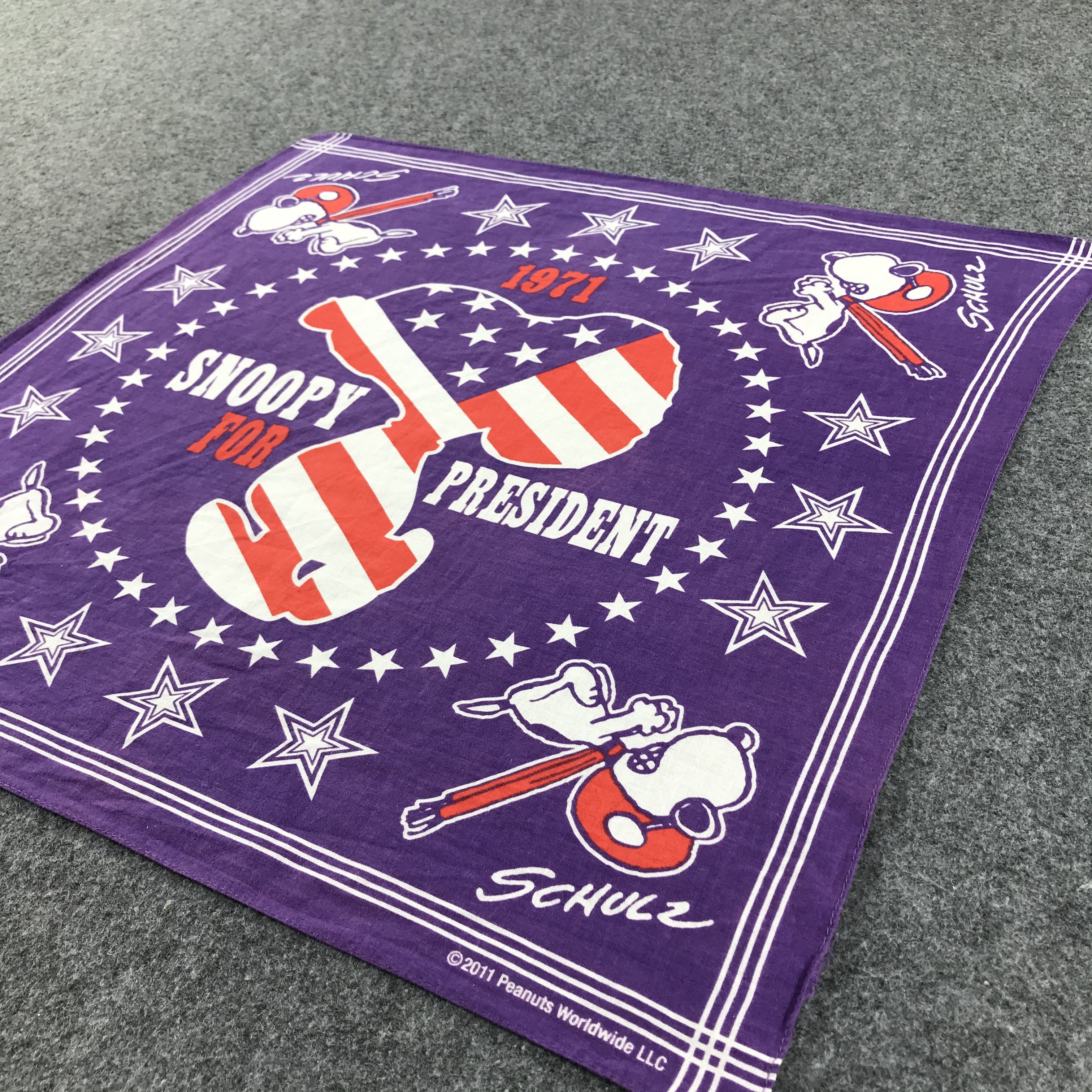 Peanuts Snoopy Ski Handkerchief Neckerchief Bandana X07 Size ONE SIZE - 5 Thumbnail