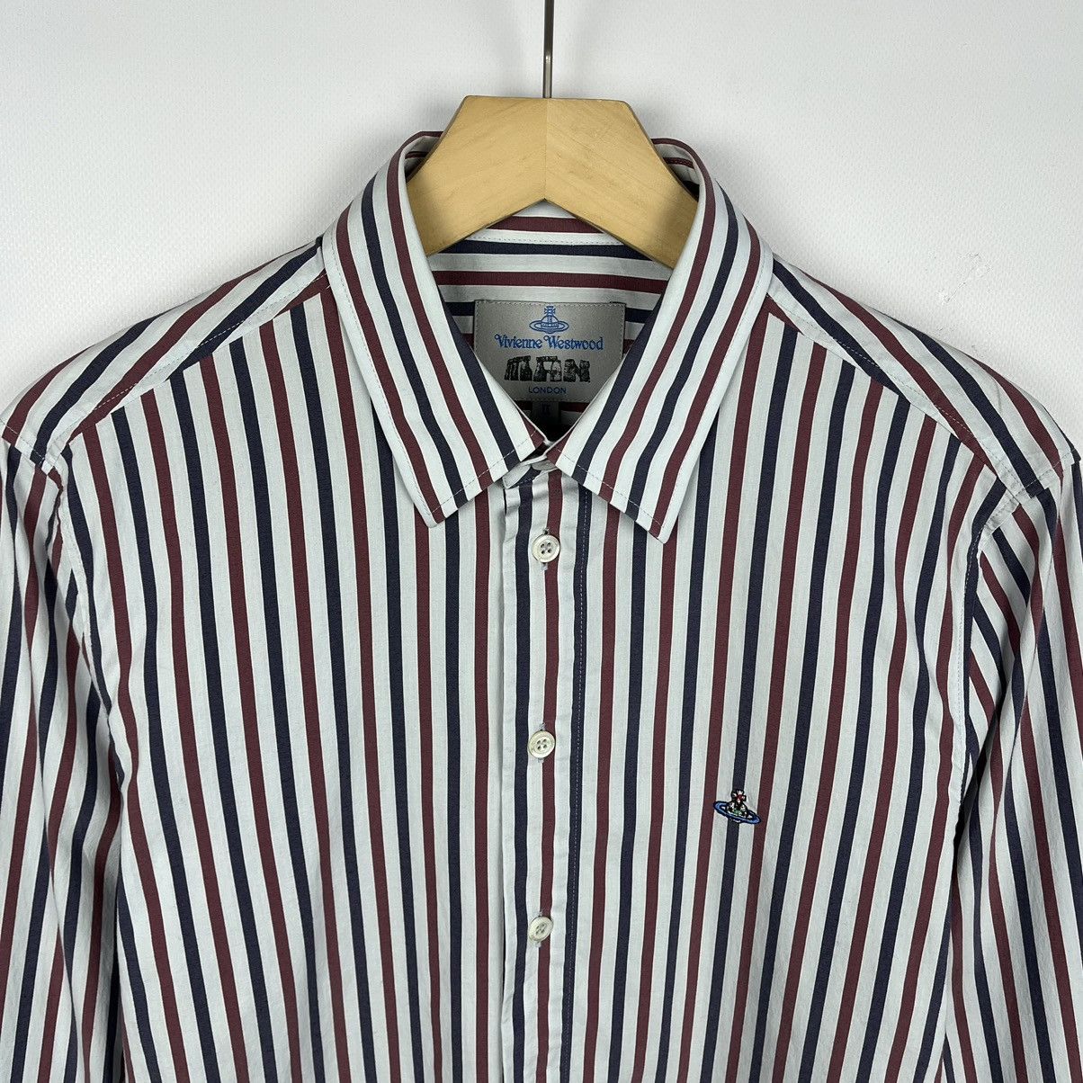 Vivienne Westwood Designer Vivienne Westwood Man stripped Avant-Garde shirt Size US S / EU 44-46 / 1 - 2 Thumbnail