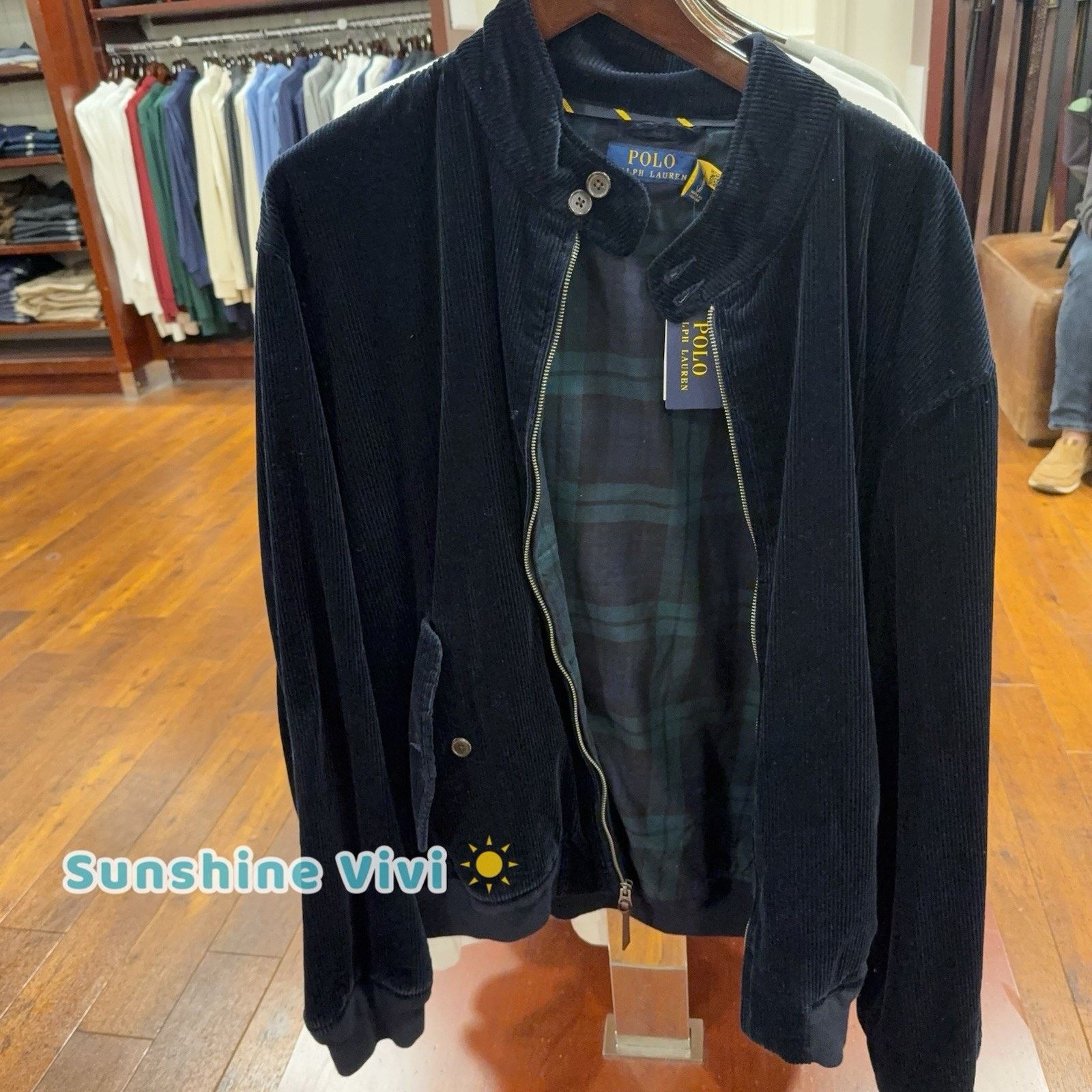 Polo Ralph Lauren NWT Polo Ralph Lauren Men Stretch Corduroy Jacket Navy Large Size US L / EU 52-54 / 3 - 2 Thumbnail