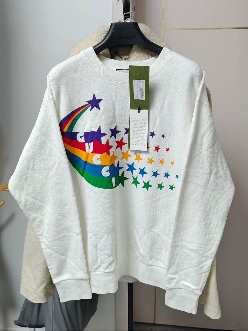 Gucci Gucci Star Print Pullover Sweatshirt Size US XS / EU 42 / 0 - 1 Thumbnail