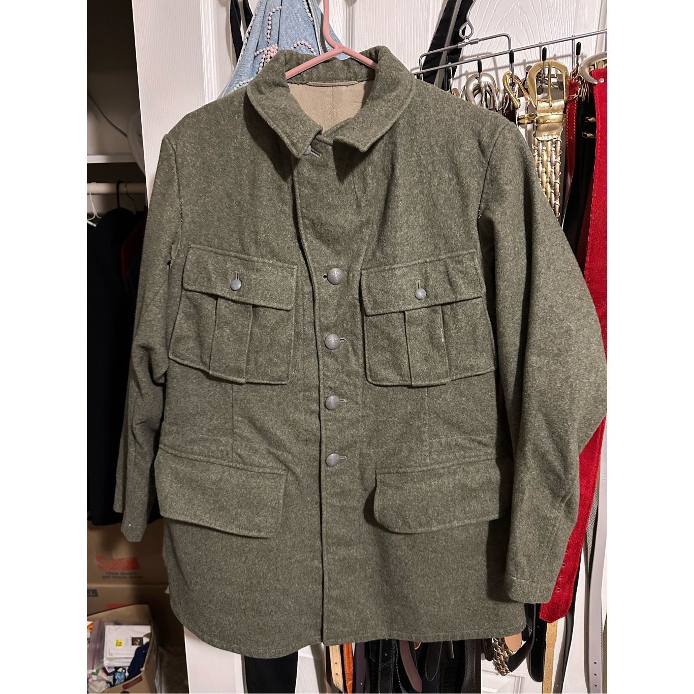 Vintage Royal Navy Jacket P2P 17 Arm Length 26 inche