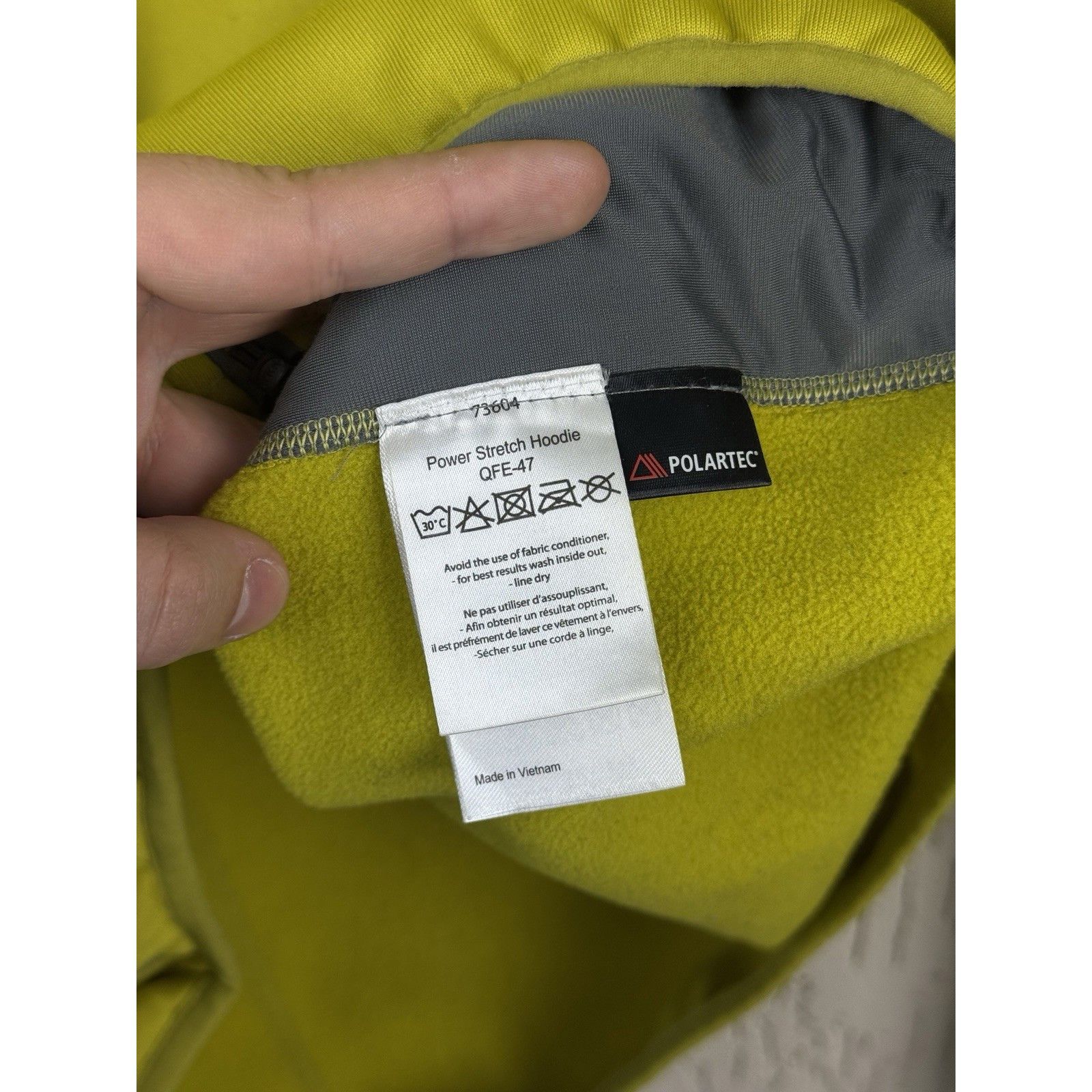Rab Rab Hoodie Mens L Yellow Power Stretch Polartec Full Zip Jum Size US L / EU 52-54 / 3 - 7 Thumbnail