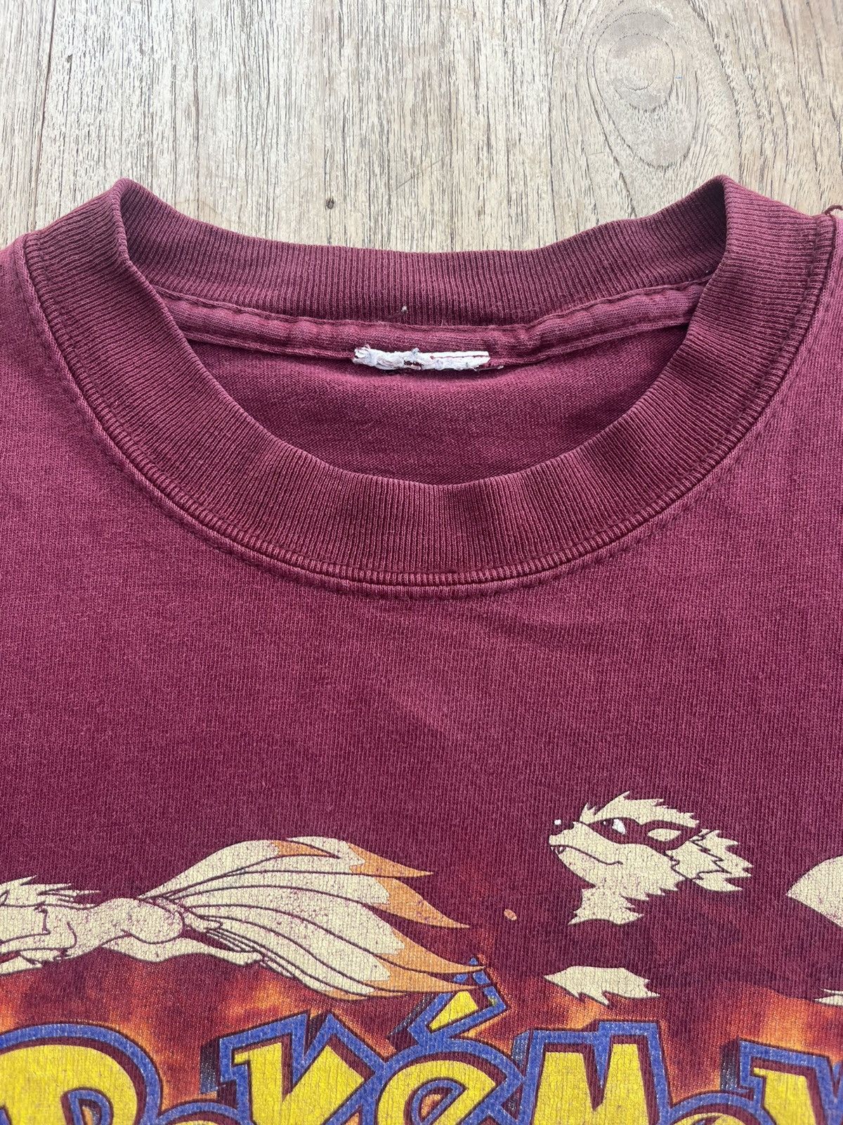 Nintendo × Pokemon × Vintage Vintage Pokemon Nintendo ( Red/Fire ) 1999’s kid size Tshirt Size US M / EU 48-50 / 2 - 4 Thumbnail