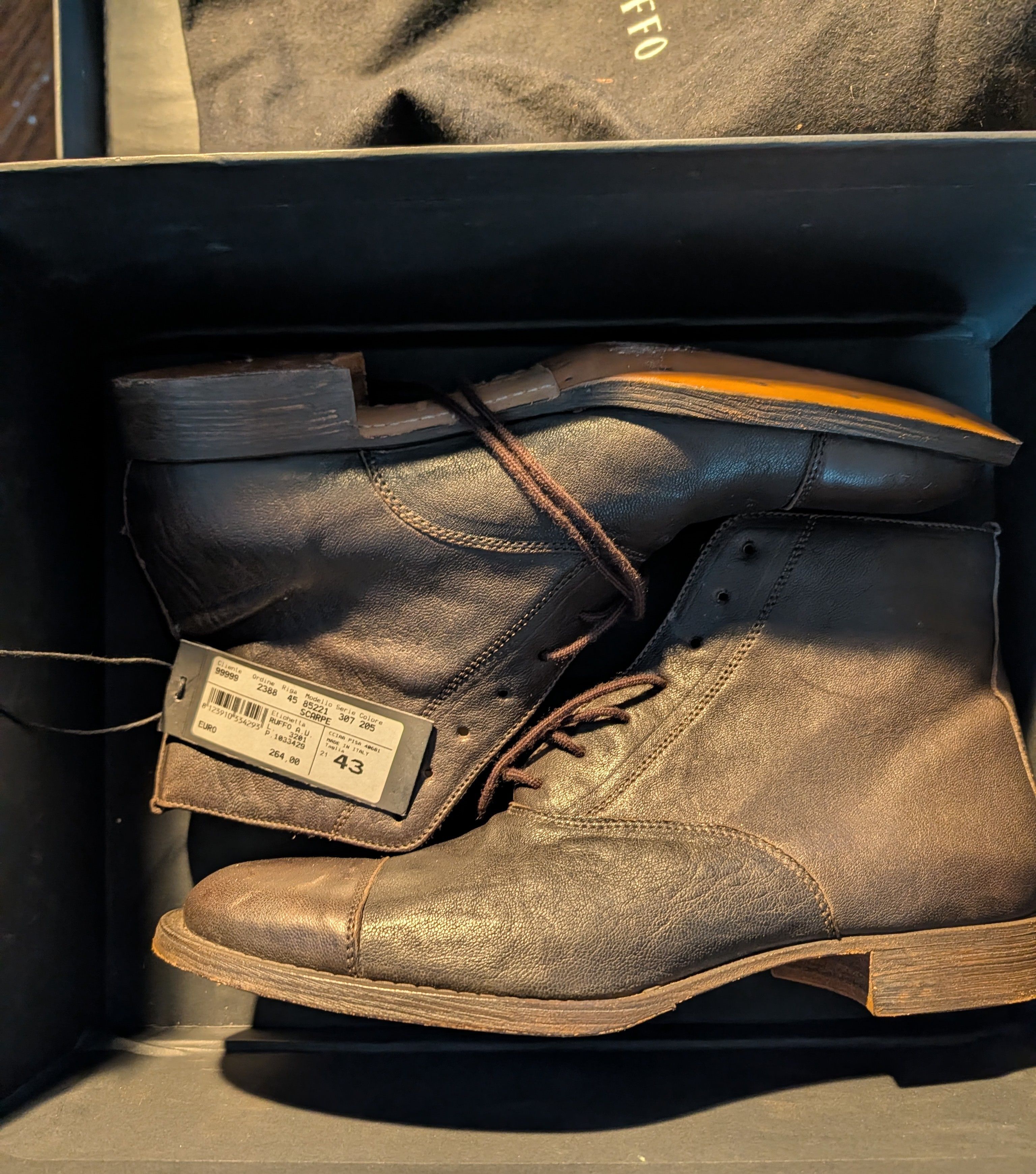 Ruffo Research Ruffo Research Leather Boots size 10 43 Size US 10 / EU 43 - 4 Thumbnail