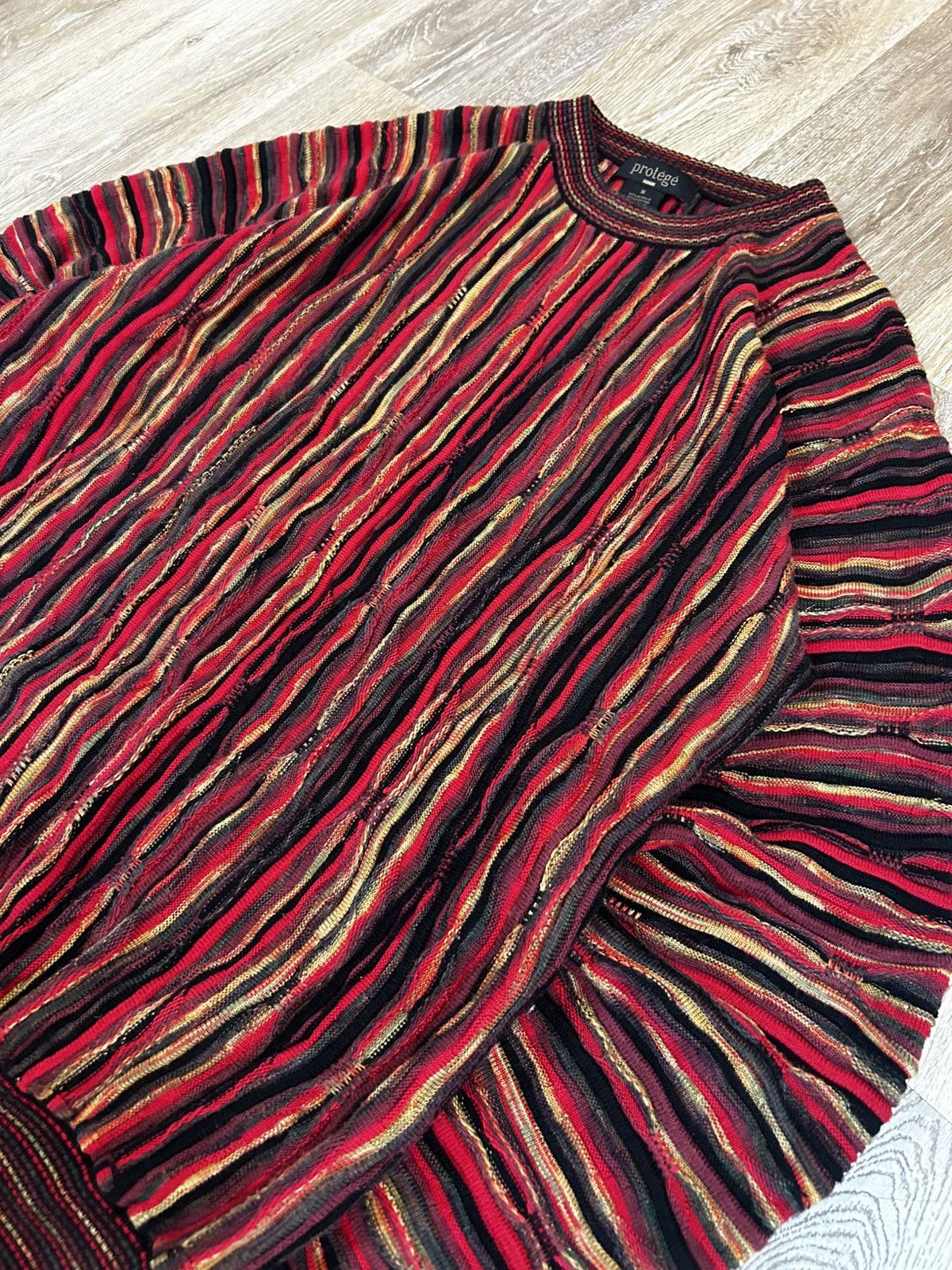 Vintage Super sick vintage 3D knit sweater Size US M / EU 48-50 / 2 - 2 Thumbnail