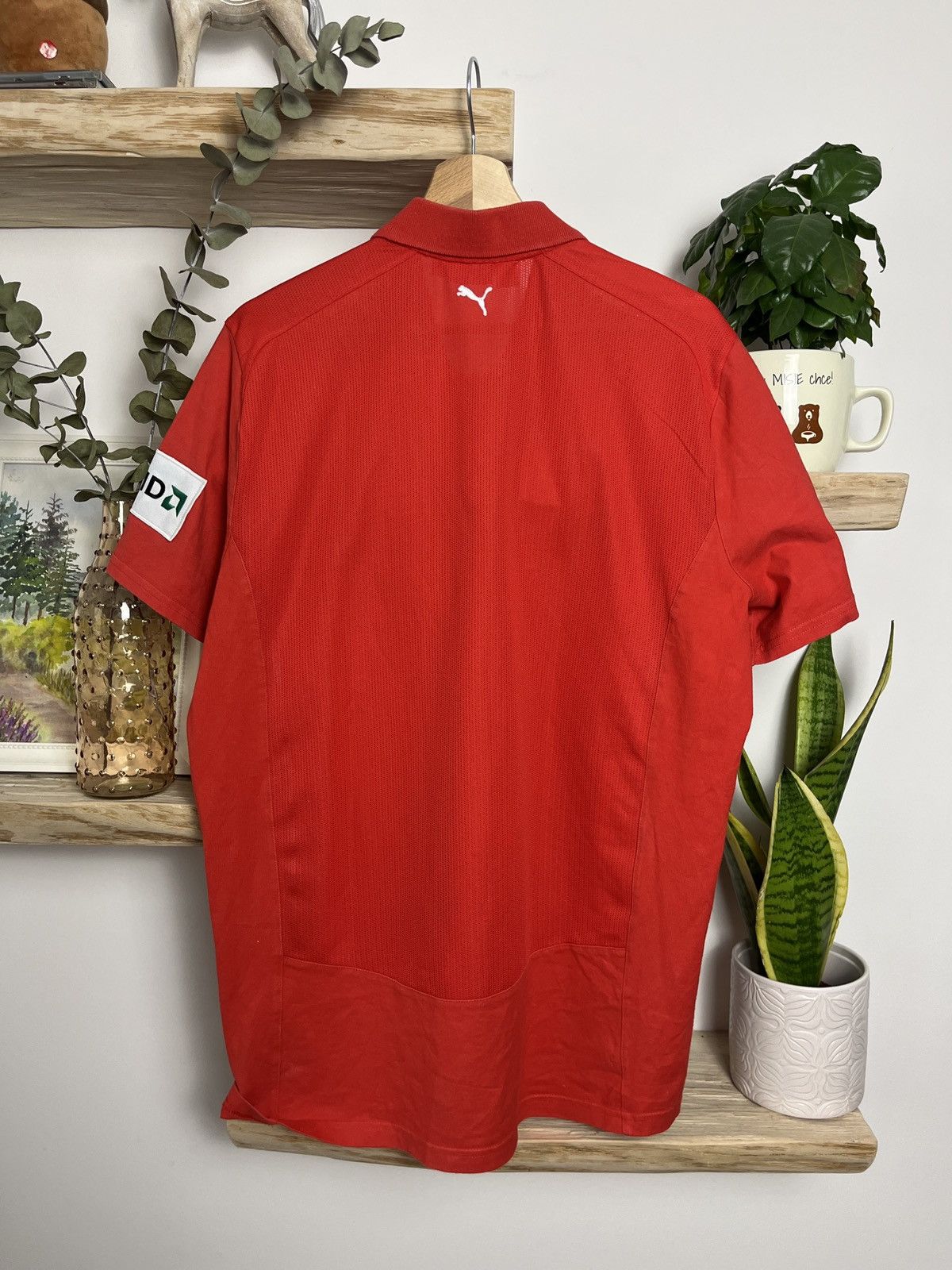 Ferrari × Puma Puma racing ferrari formula 1 amd red polo shirt y2k Size US XL / EU 56 / 4 - 5 Thumbnail