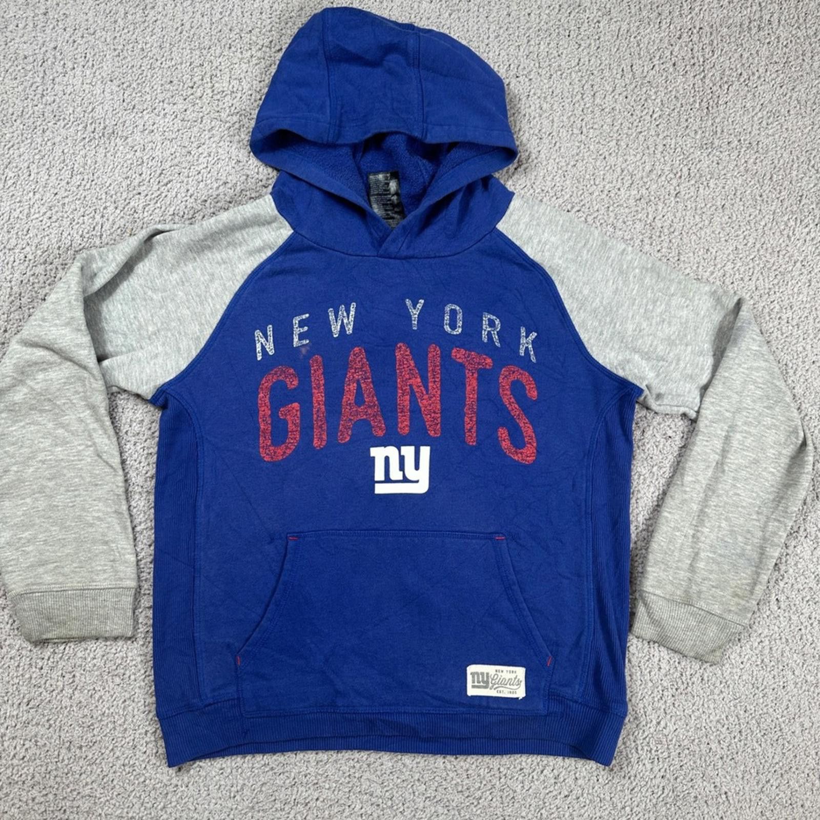 Other New York Giants NFL Football Raglan Hoodie Y Medium 10/12 Size US M / EU 48-50 / 2 - 1 Thumbnail