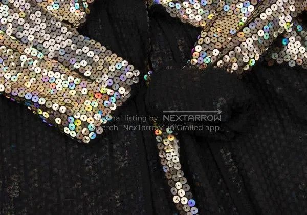 Comme des Garcons Comme des Garcons Silver vintage sequin tailcoat top Size S / US 4 / IT 40 - 6 Thumbnail