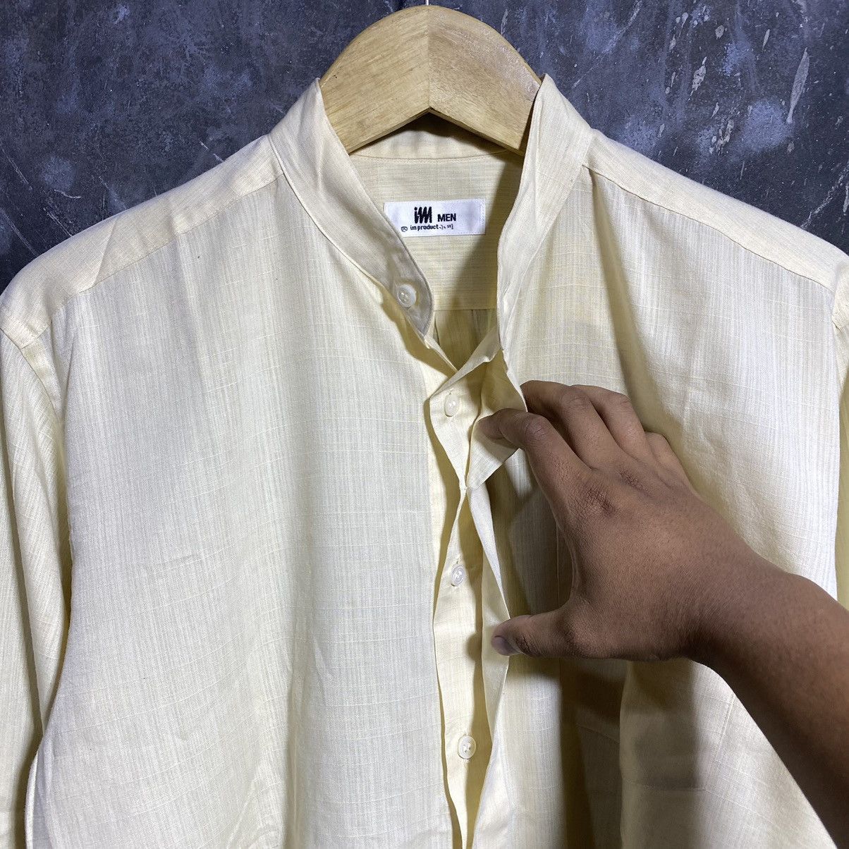 Issey Miyake ISSEY MIYAKE LINEN SHANGHAI SHIRTS Size US L / EU 52-54 / 3 - 3 Thumbnail