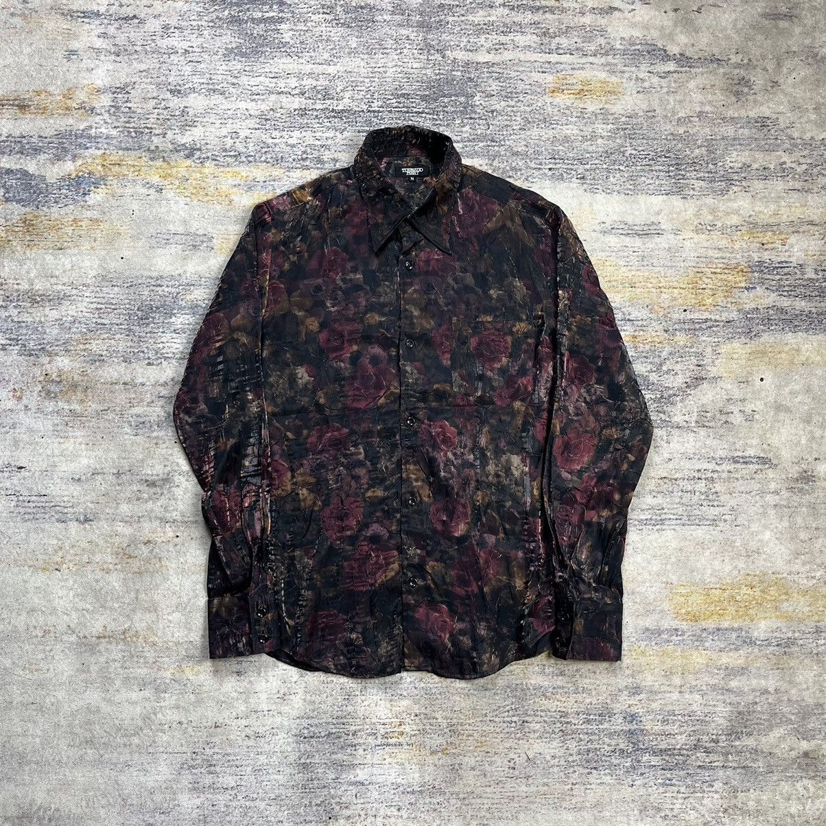 14th Addiction × Le Grande Bleu (L.G.B.) × Tornado Mart Tornado Mart japan flower iridescent wrinkle shirt Size US M / EU 48-50 / 2 - 1 Thumbnail