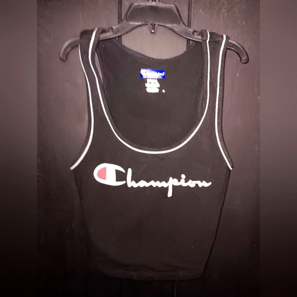 Champion Champion Sports Bra, black, womens Medium, NWOT Size M / US 6-8 / IT 42-44 - 1 Thumbnail