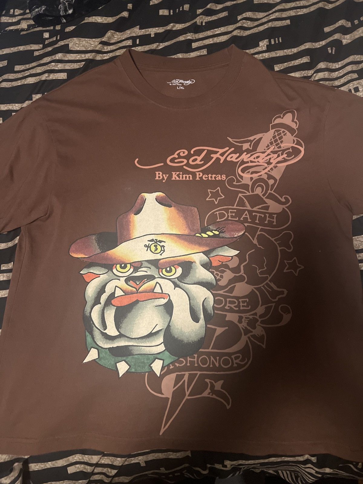 Ed Hardy Ed Hardy X Kim Petras bulldog tee Size US L / EU 52-54 / 3 - 1 Thumbnail