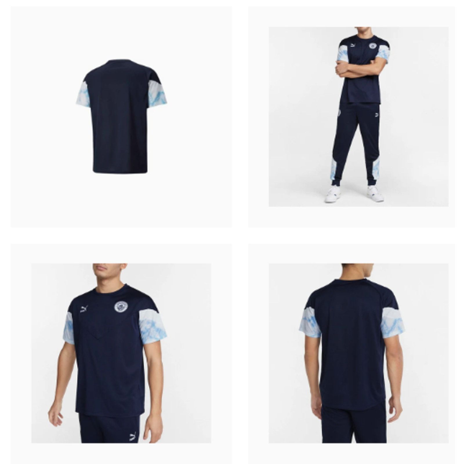 Puma Puma Manchester City FC Tee Football Club T-shirt Jersey Tee Size US L / EU 52-54 / 3 - 6 Thumbnail