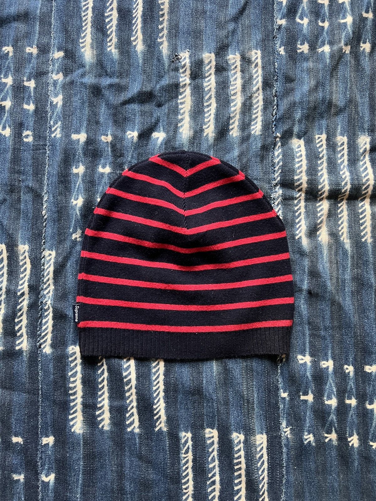 Supreme OG Stripe Beanie 05FW