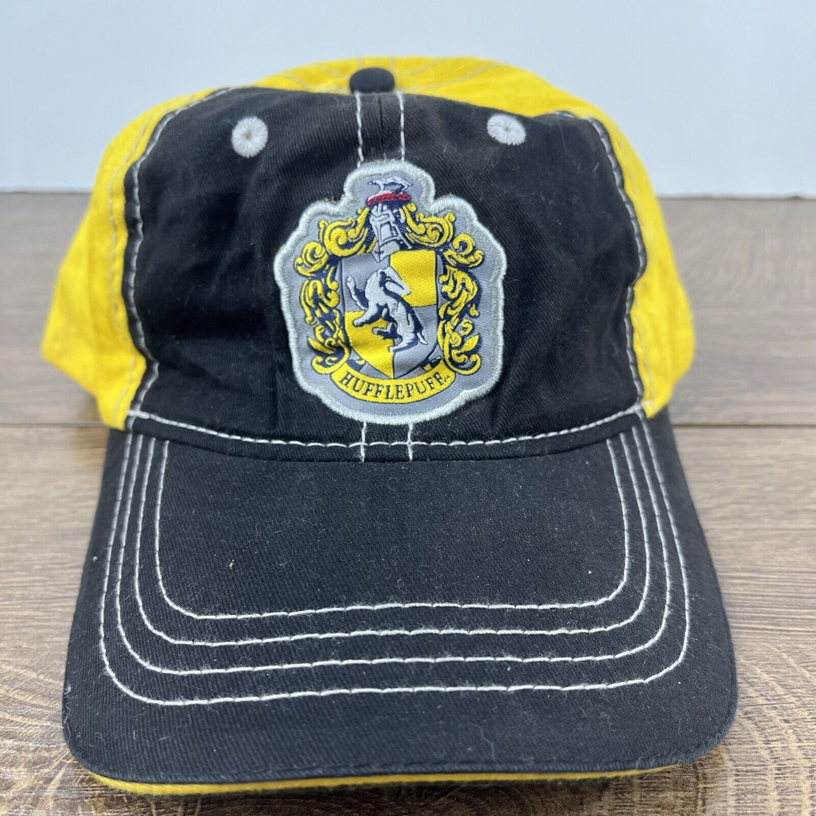 Other Hufflepuff Hat Harry Potter Snapback Hat Black Hat Adjustabl Size ONE SIZE - 3 Thumbnail